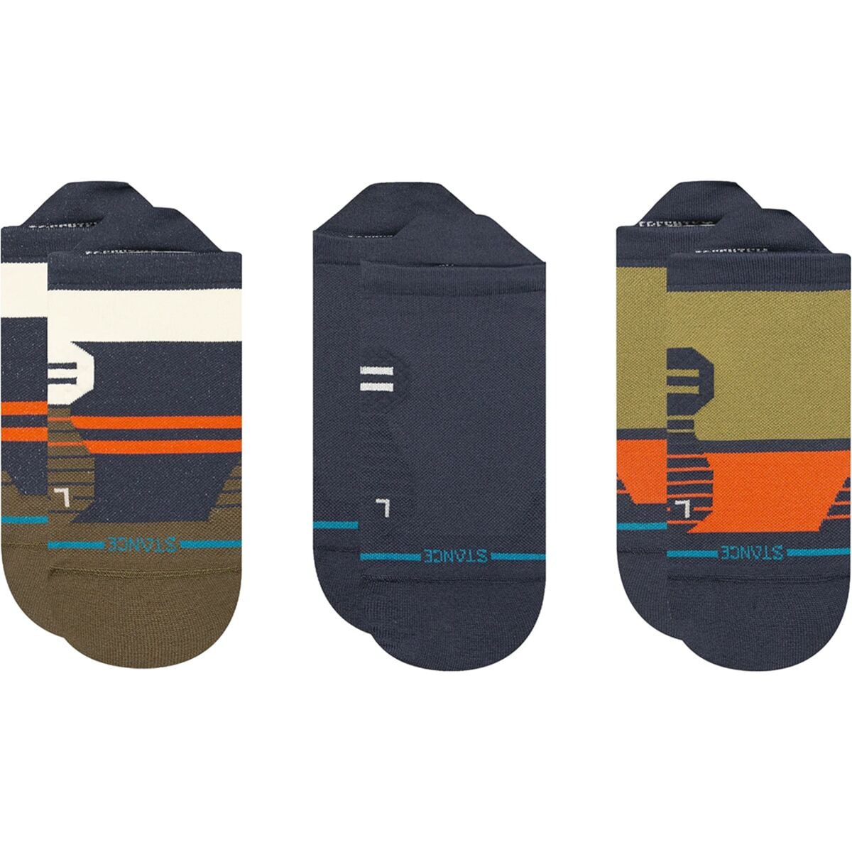 Image of Stance Route UL Tab Sock - 3-Pack Navy, L