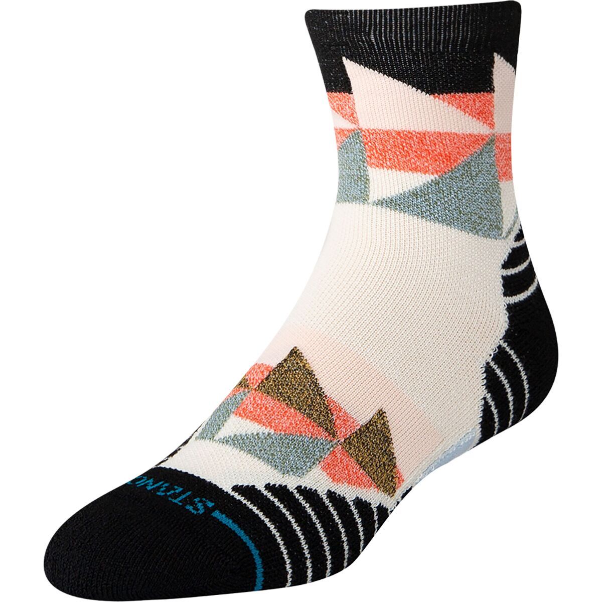 Image of Stance Tri Wool Mid Quarter Sock - Women's Black, M