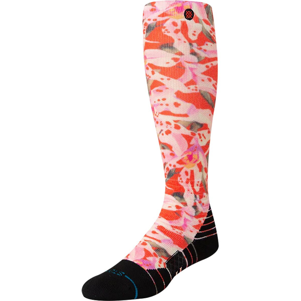 Stance Stance Tubeular Mid Poly Snow Sock Tomato, L