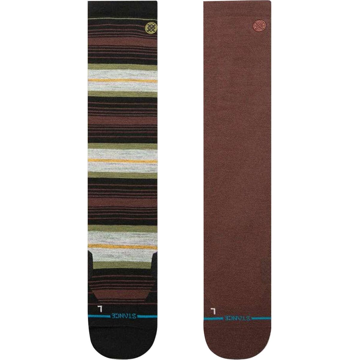 Stance Venture UL Wool Snow Sock - 2-Pack Brown, L