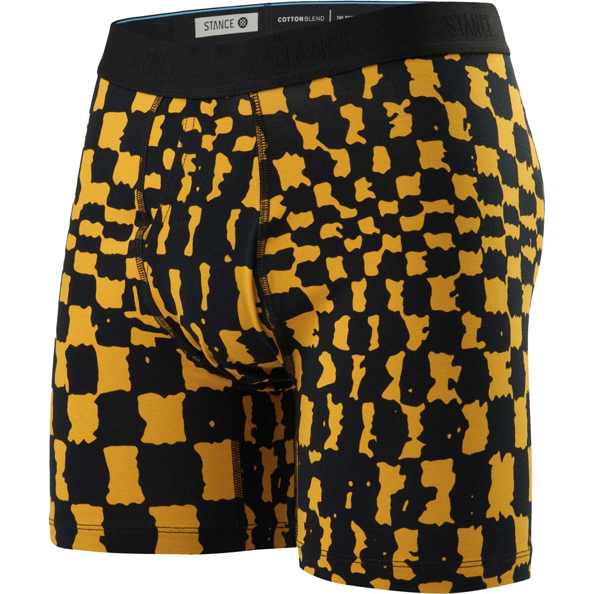 Stance Warp Check Boxer Brief - Men's Gold, XL
