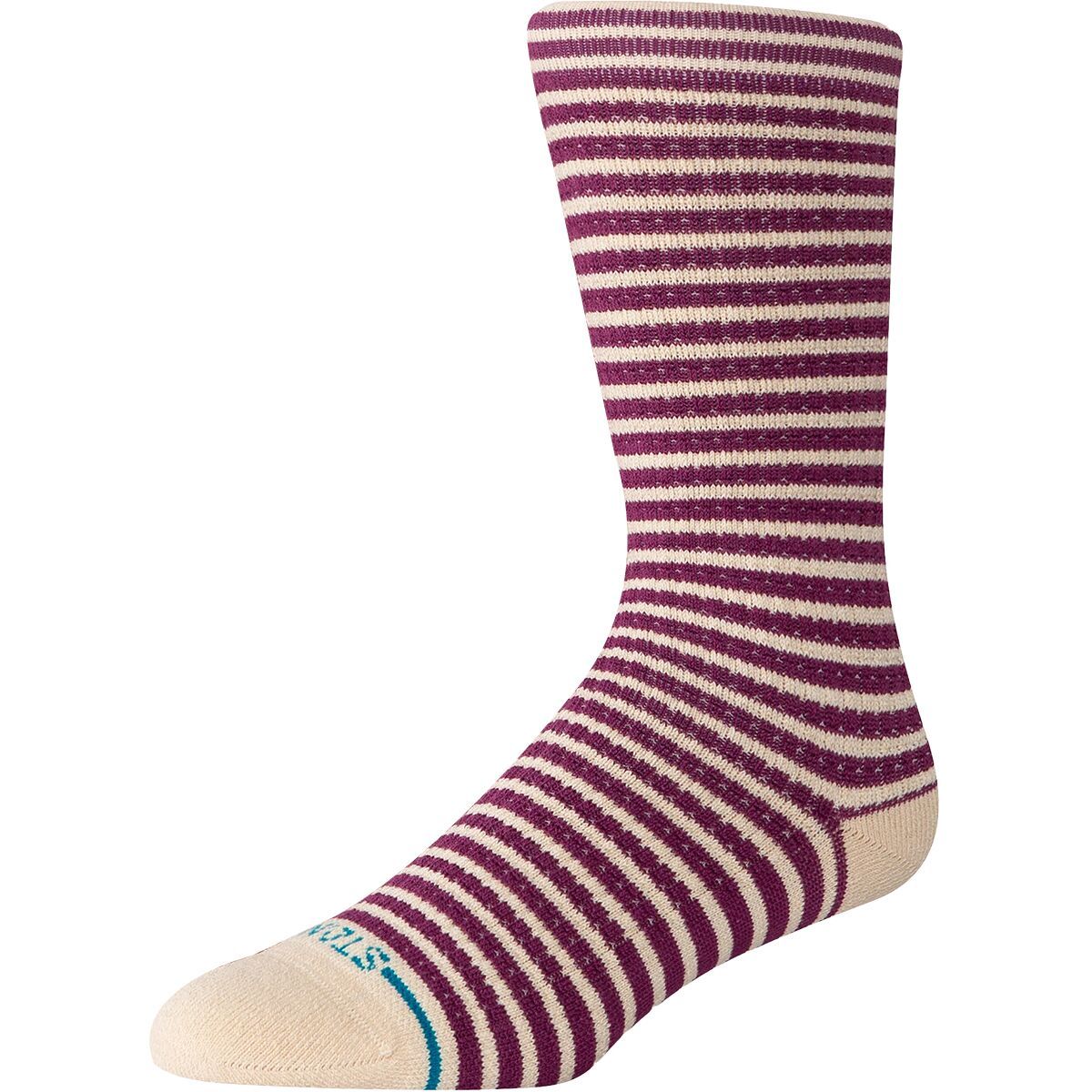 Stance Gregor Butter Blend Crew Sock Grape, L