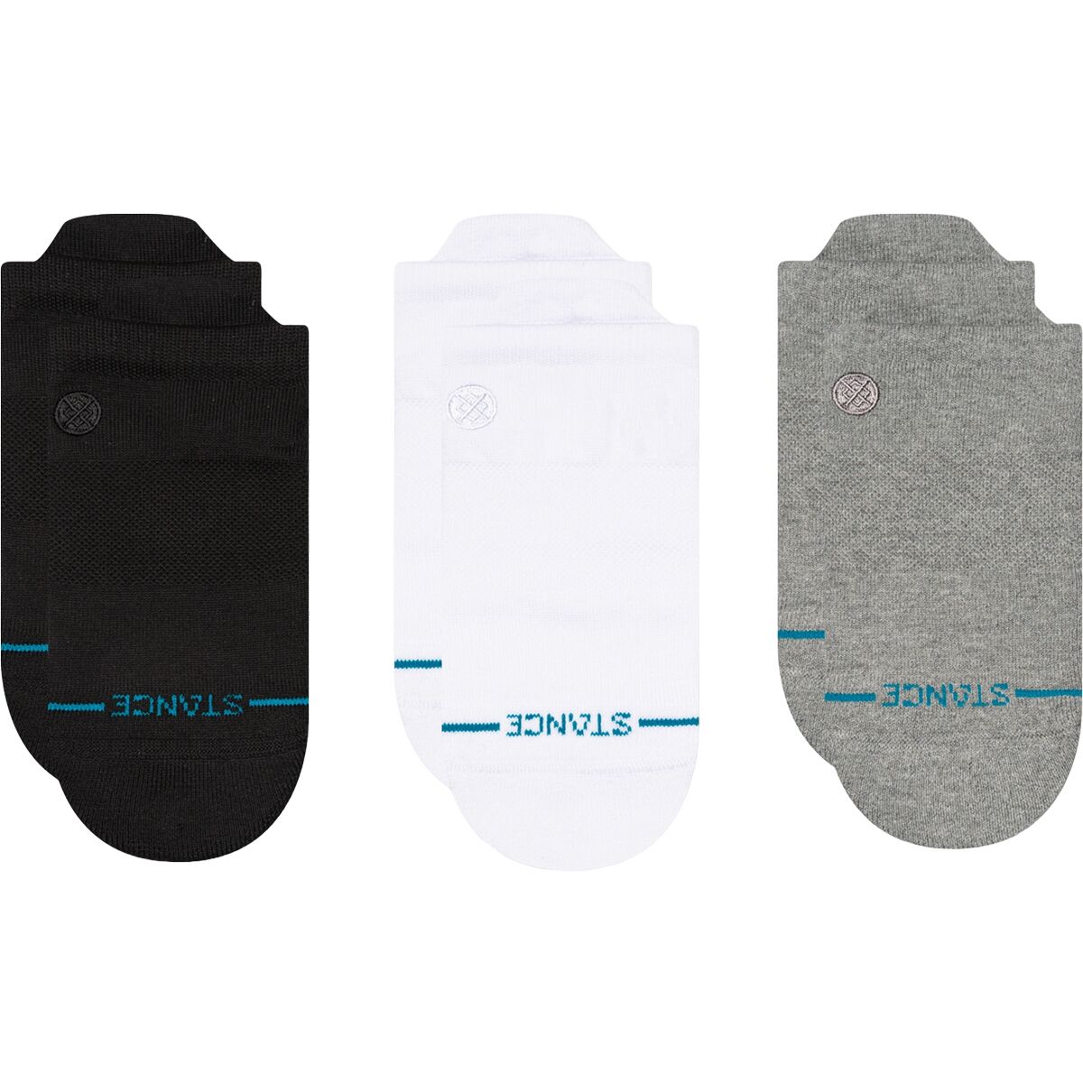 Image of Stance Icon Low Tab Sock - 3-Pack Black, M