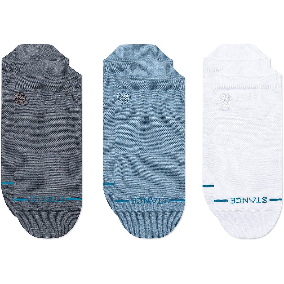 Image of Stance Icon Low Tab Sock - 3-Pack Turbulence, L