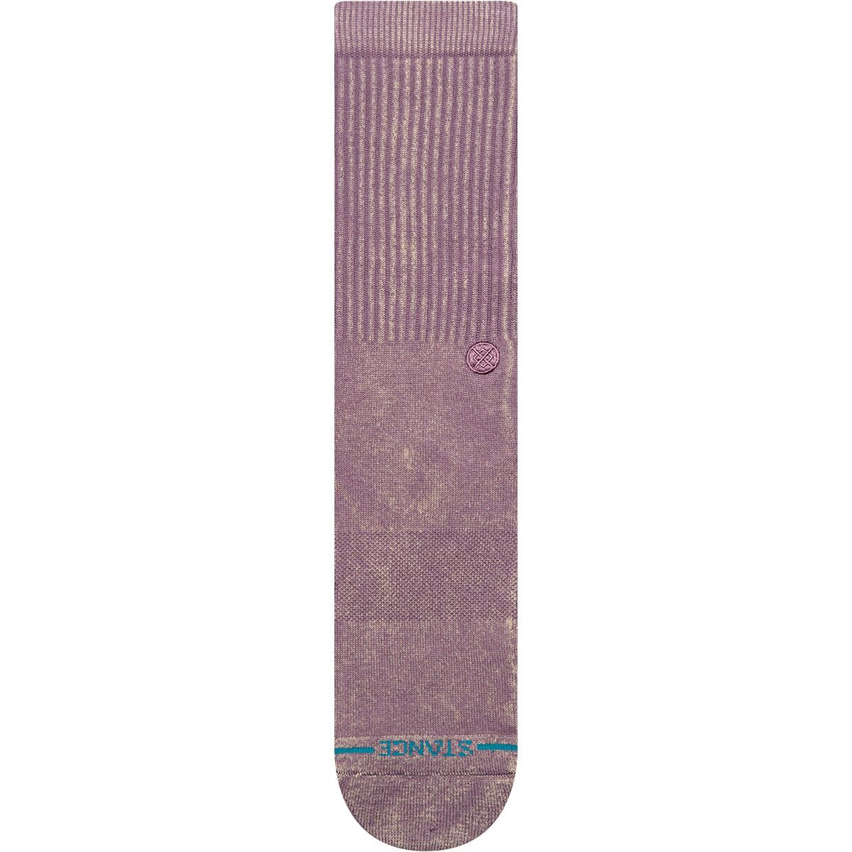 Image of Stance Icon Dyed Crew Sock Plum, M