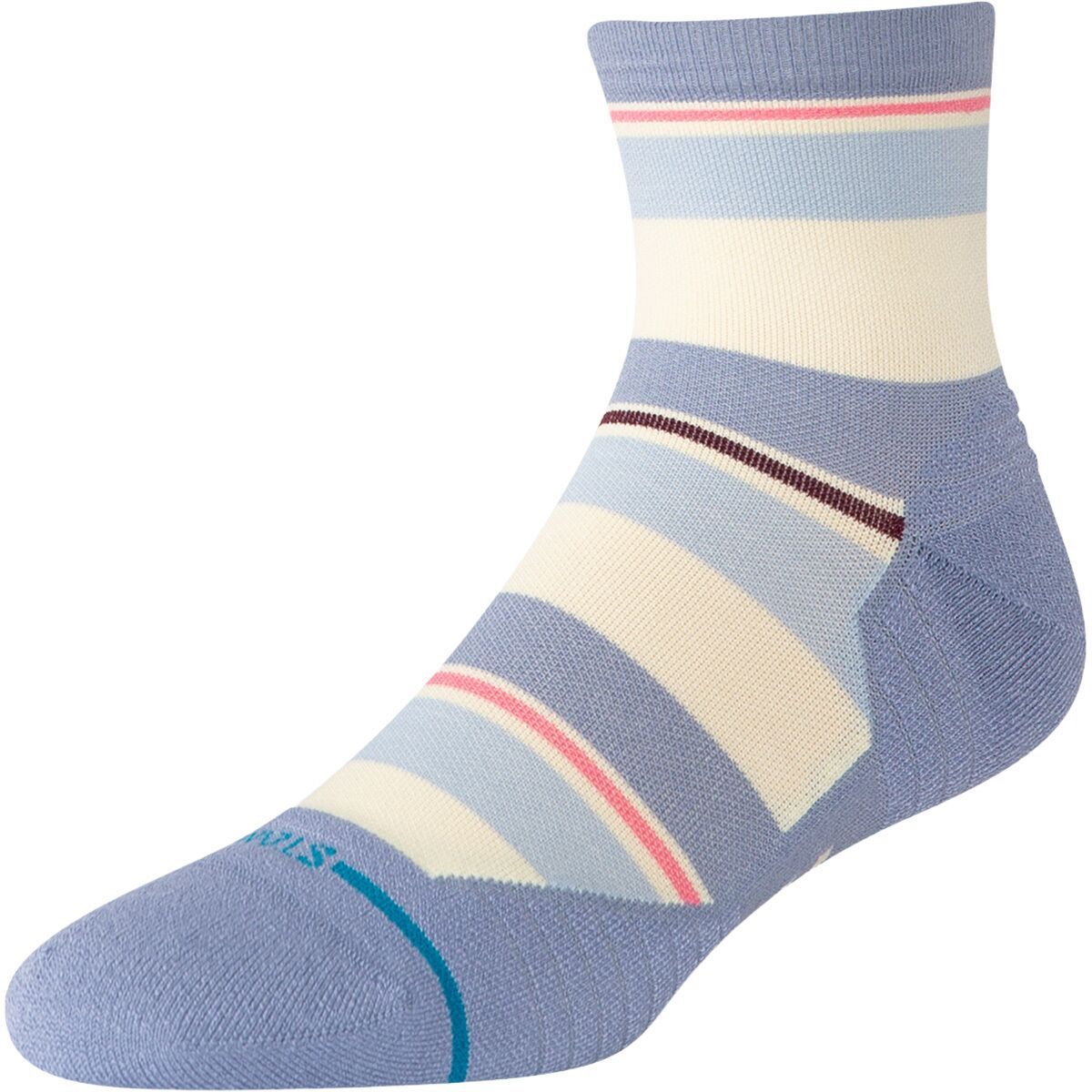Image of Stance Milo Light Quarter Sock - Women's Blue, M