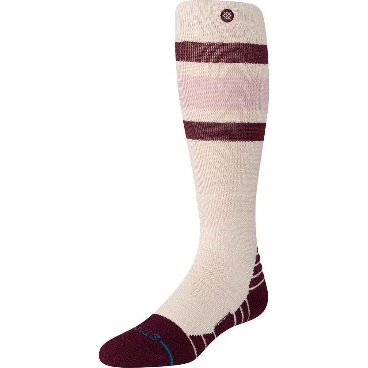 Stance Boyd Mid Wool Snow Sock - Women's Oatmeal, M