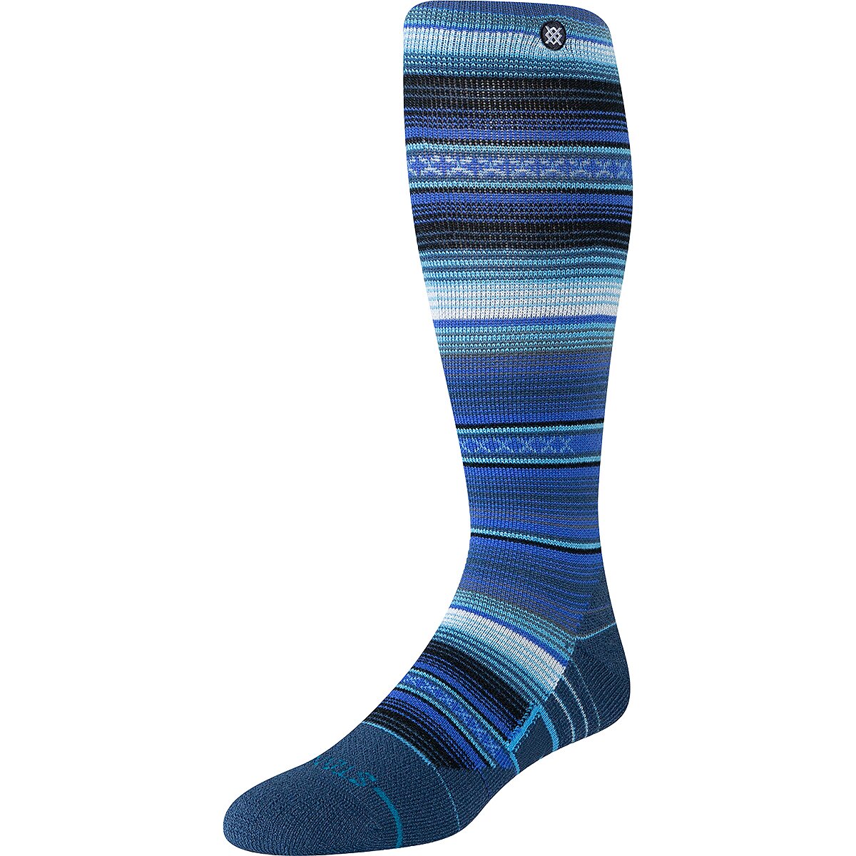 Image of Stance Curren Mid Wool Snow Sock Blue, M