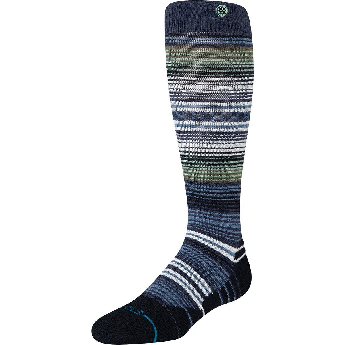 Image of Stance Curren Mid Wool Snow Sock Navy, M