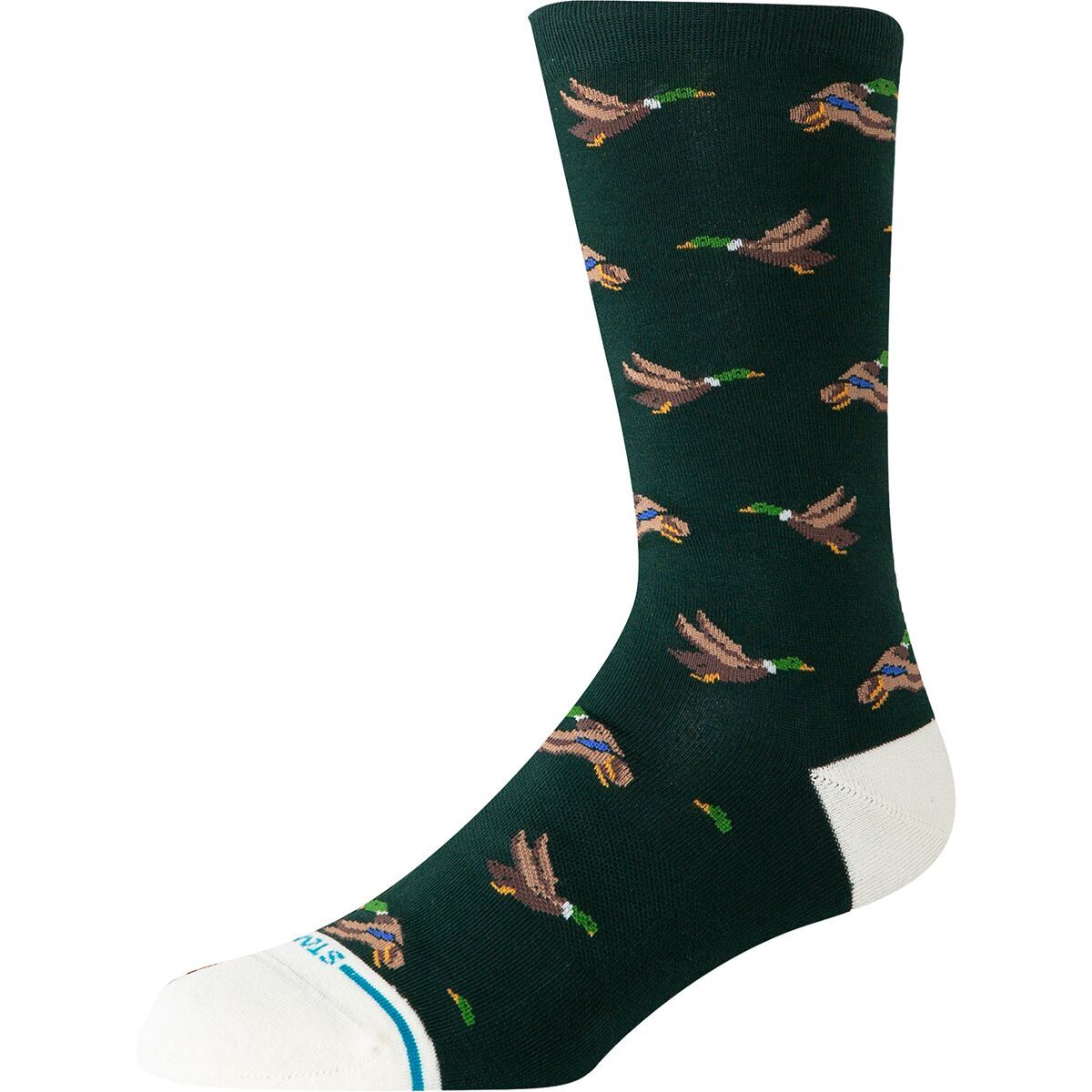 Stance Huntin Crew Sock Pine, L