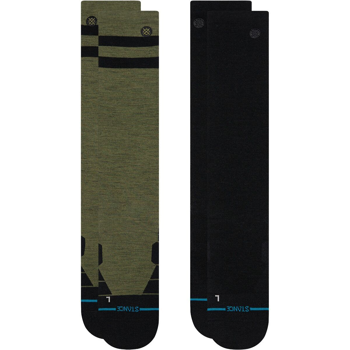 Image of Stance Joven Ul Wool Snow Snow - 2-Pack Olive, M