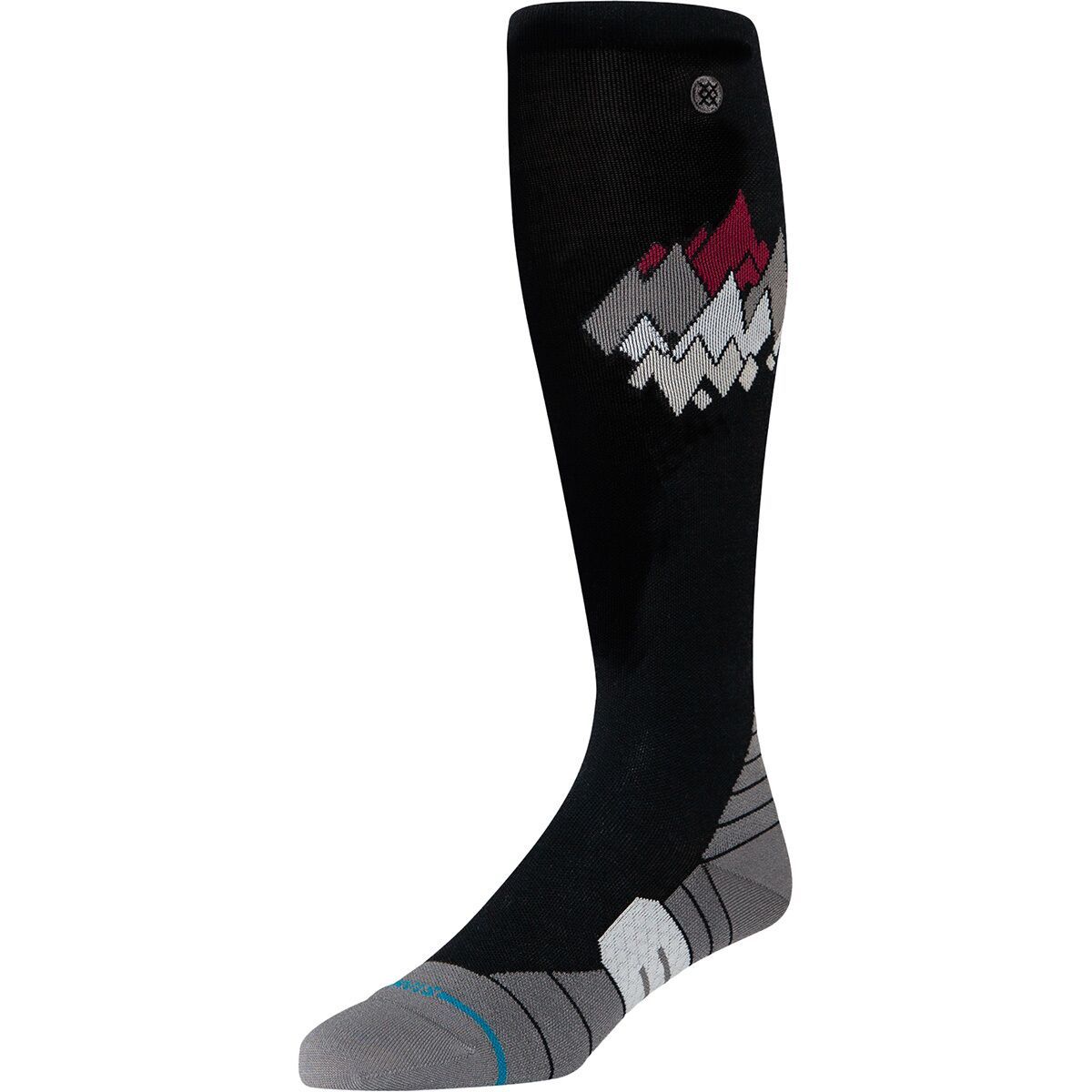 Image of Stance Peaks Ul Wool Snow Sock Black, L