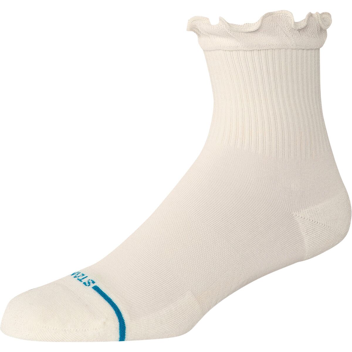 Image of Stance Ruffle Icon Quarter Sock Ivory, M
