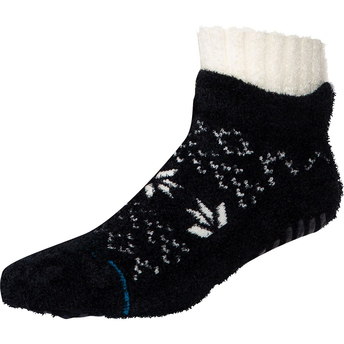 Image of Stance Snowflake Cozy Slipper Sock Black, L