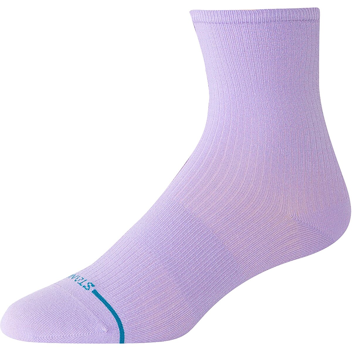 Image of Stance Fine Rib Quarter Sock Purple, S