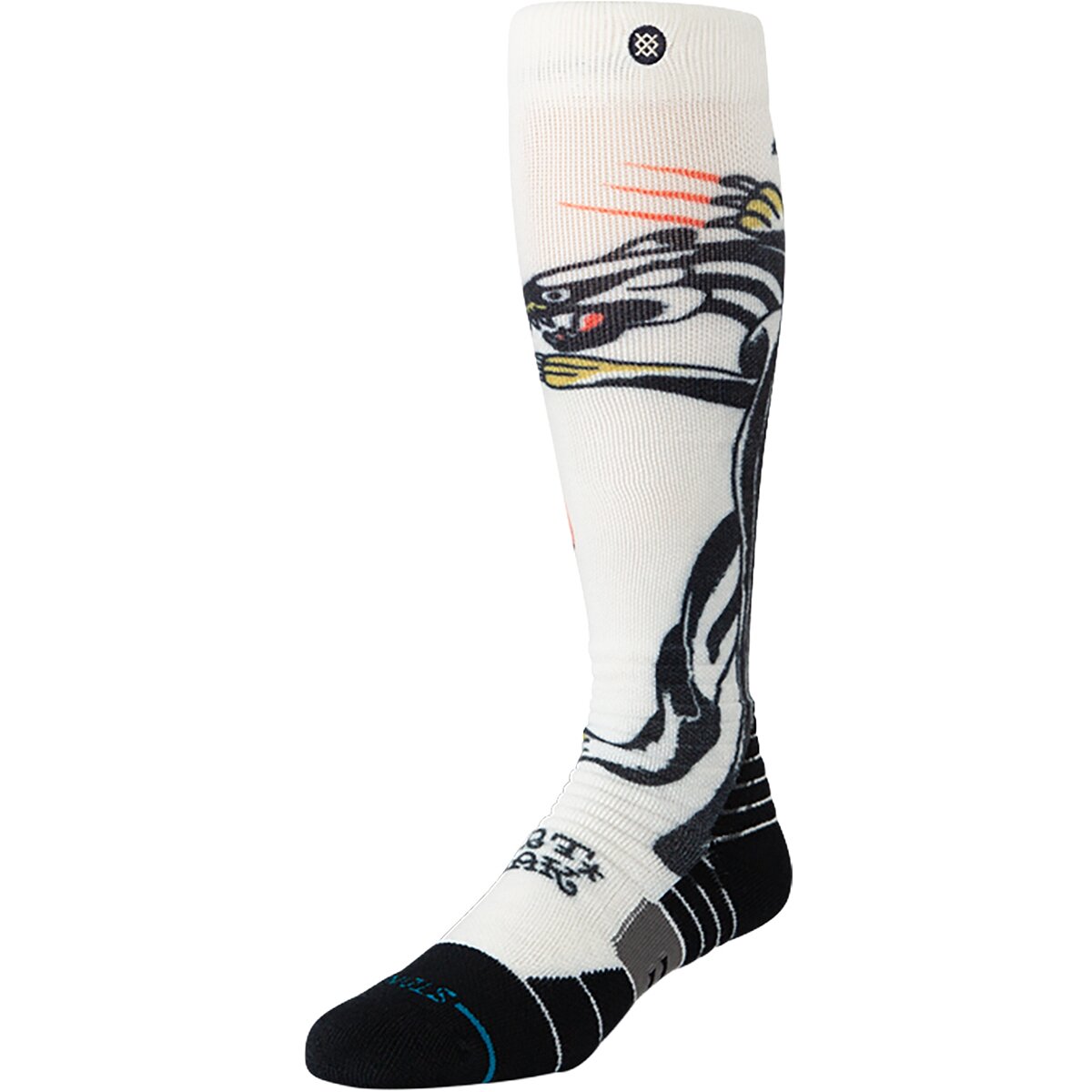 Image of Stance Battle Mid Poly Snow Sock Cream, M
