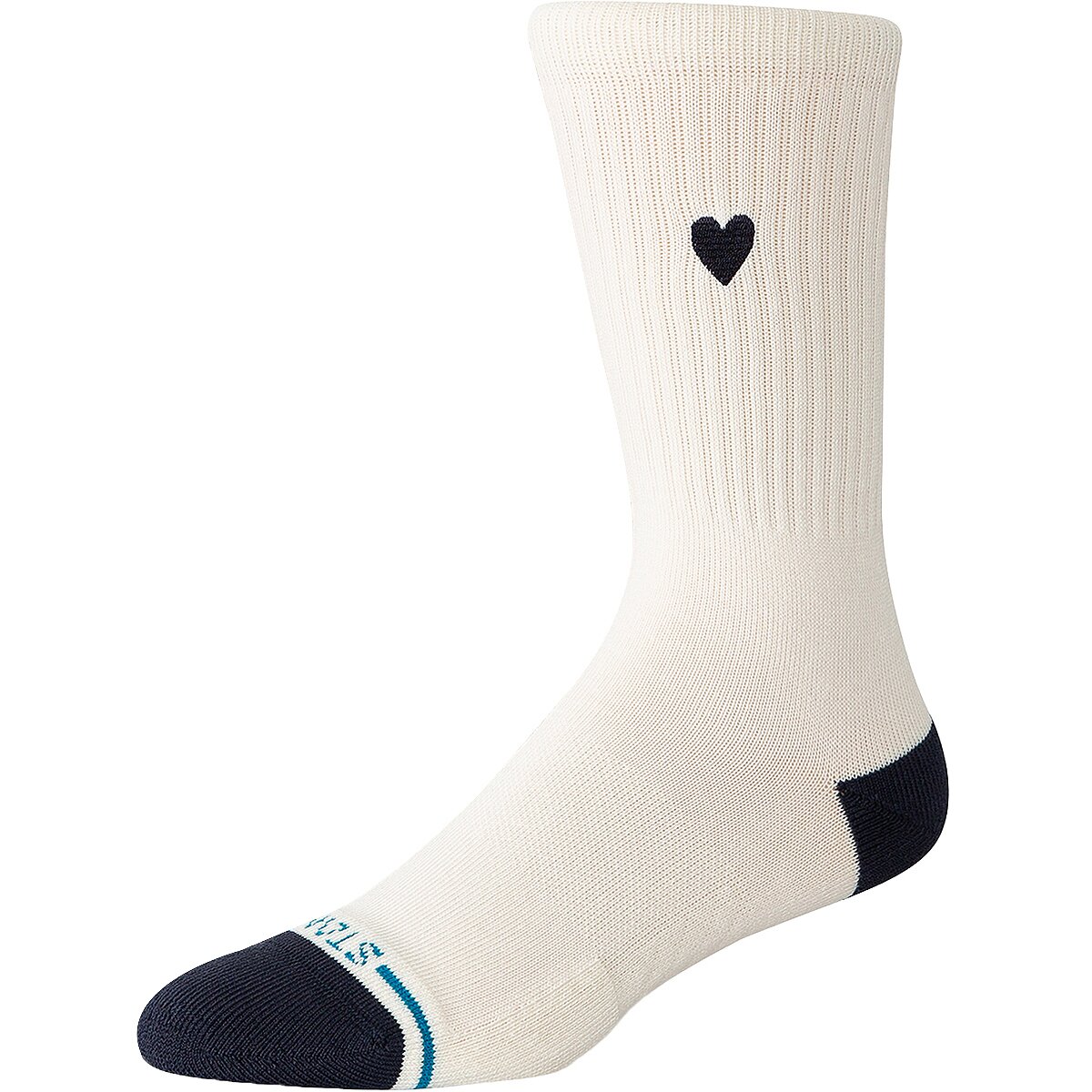 Image of Stance Heart Crew Sock - Women's Canvas, S