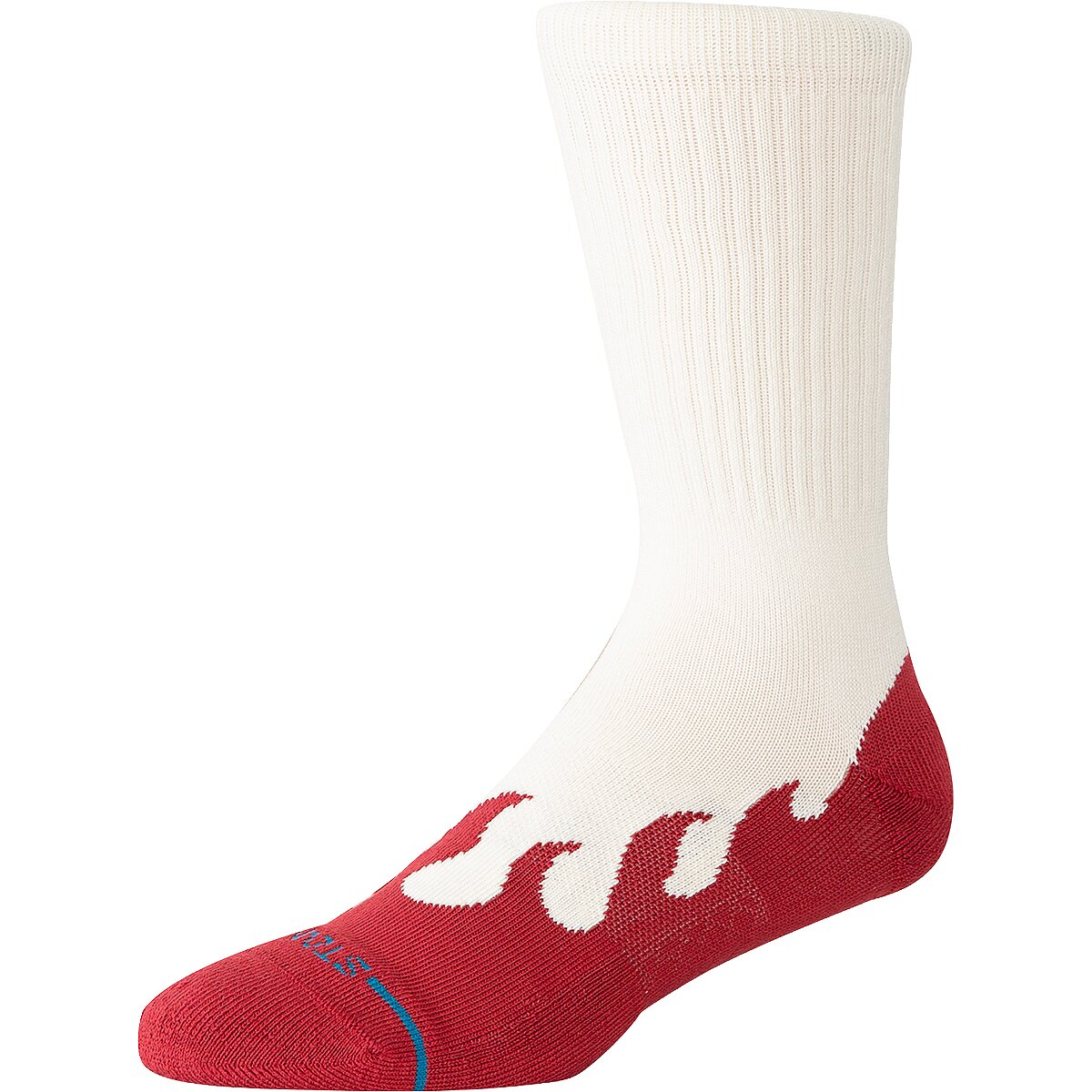 Image of Stance Heating Up Crew Sock Red, L