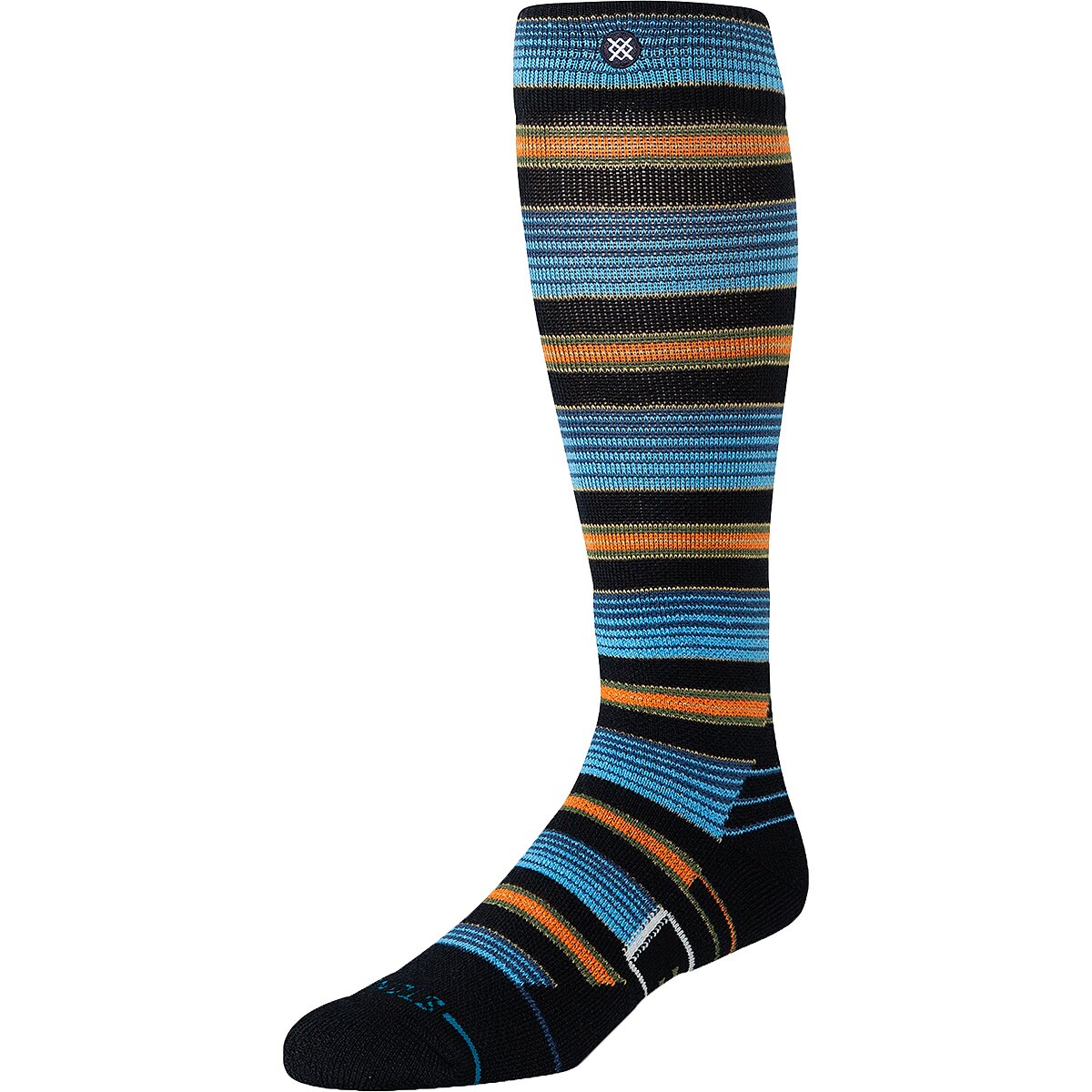 Image of Stance Serape Mid Poly Snow Sock Windward Blue, M