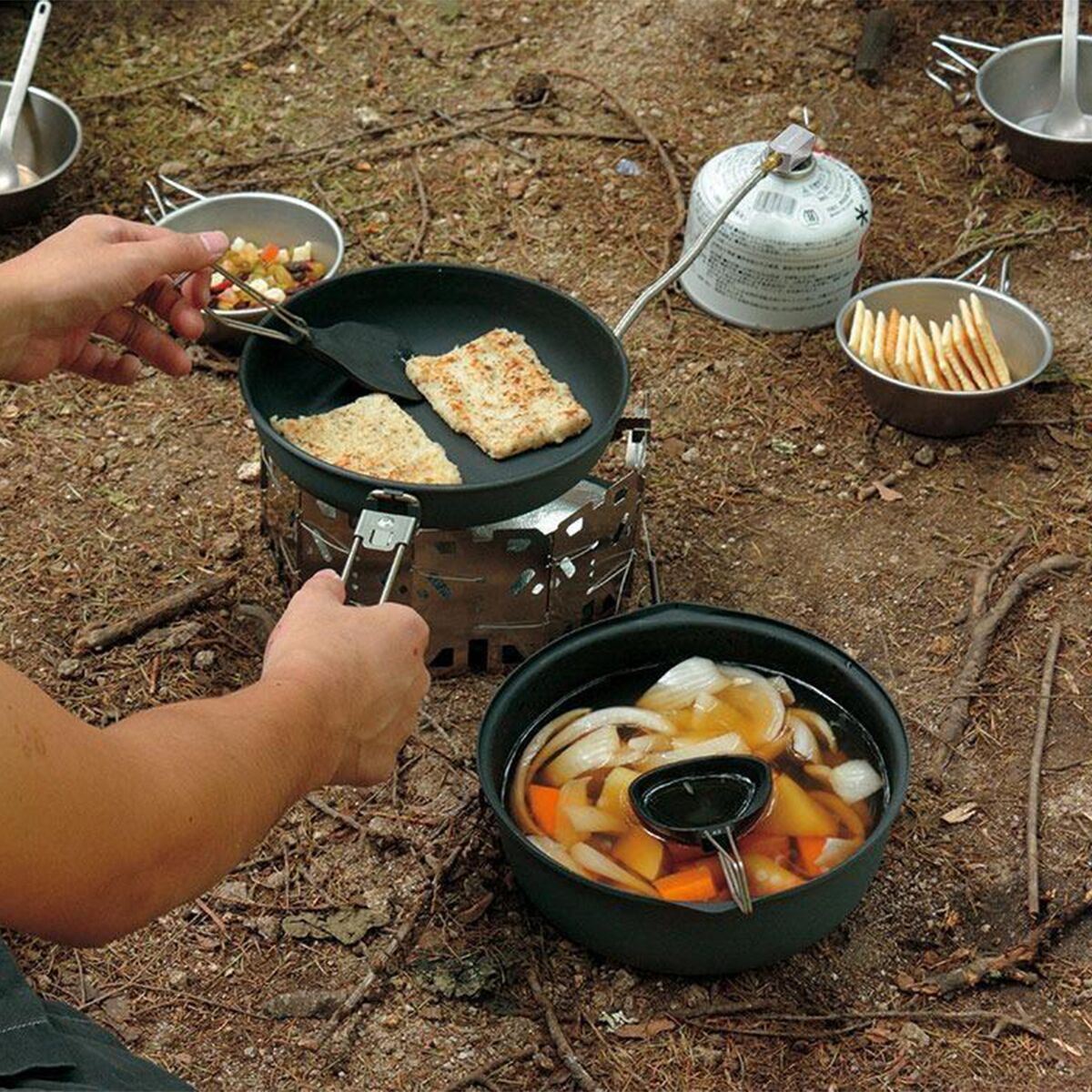 その他 Snow Peak - OLD MOUNTAIN COOKER CASE Snow Peak Mountain 1000 Aluminum Cookset - Hike & Camp