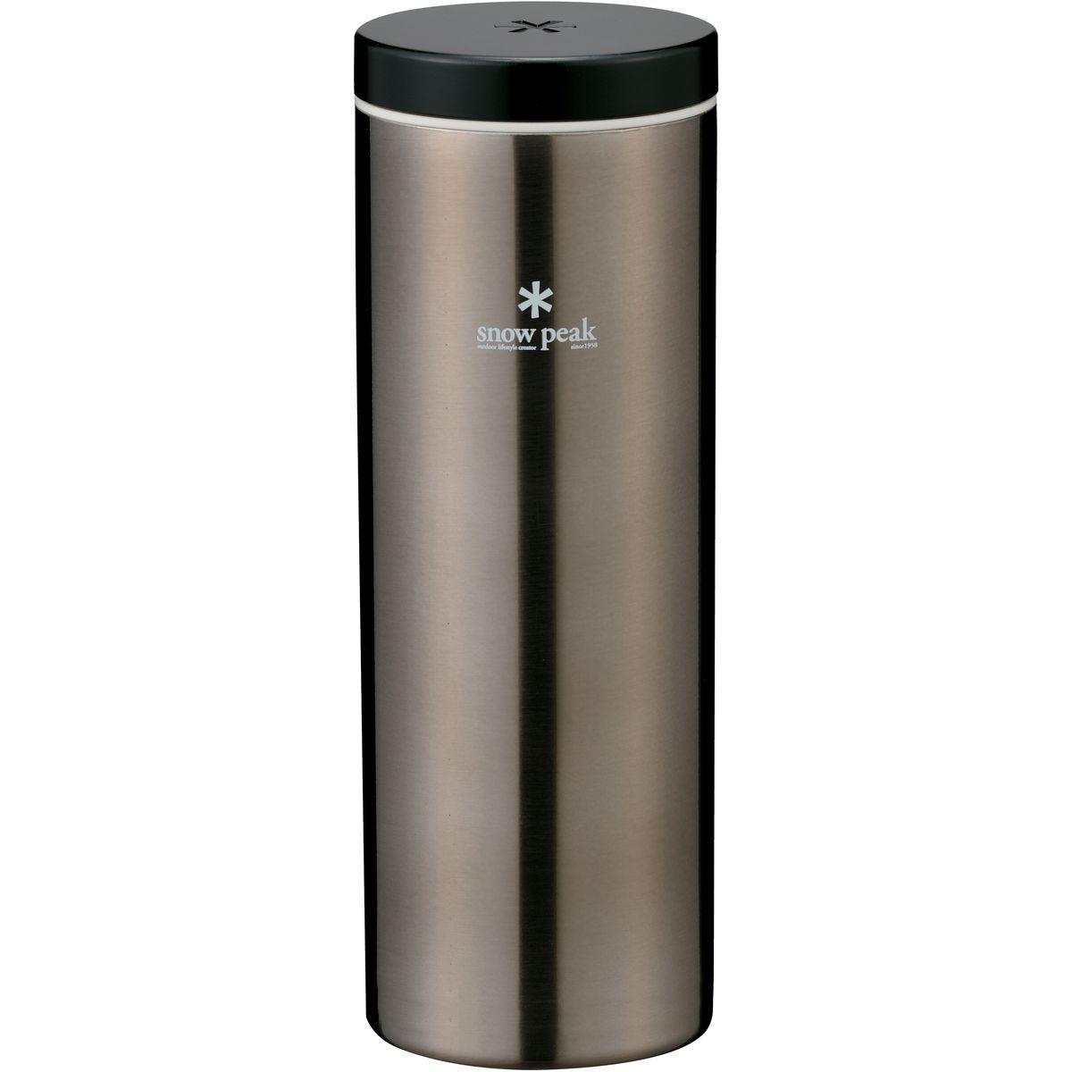 Image of Snow Peak Kanpai Bottle - 10-16.9oz Dark Silver, 350ml