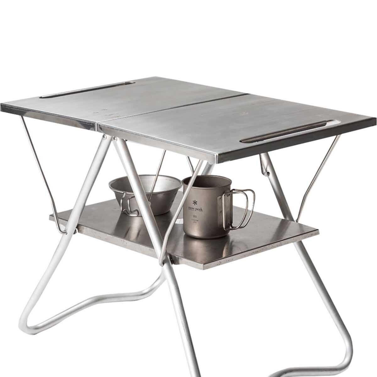 Snow Peak Stainless Steel MY Table - Hike & Camp