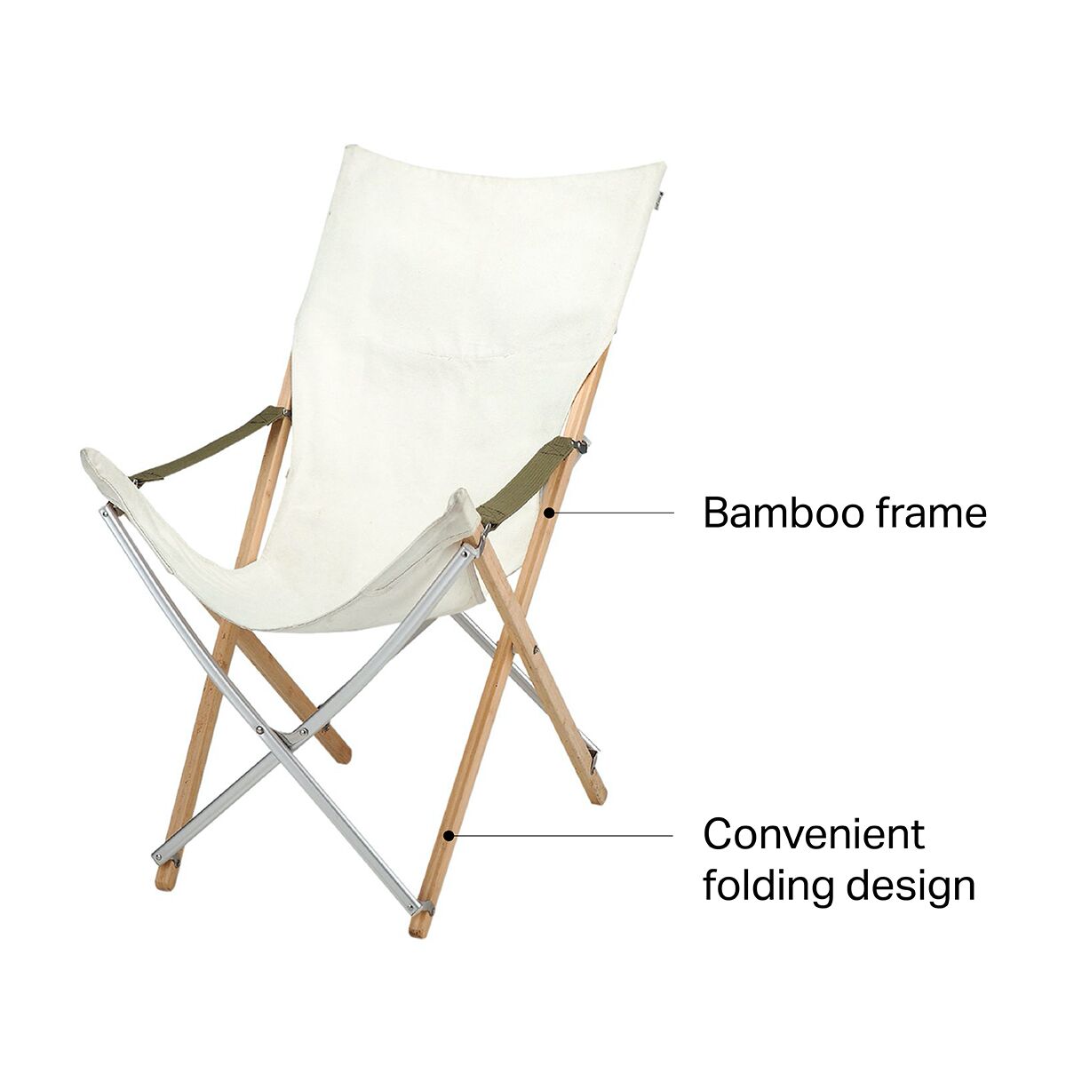 Snow Peak Take! Bamboo Long Back Camp Chair - Hike & Camp