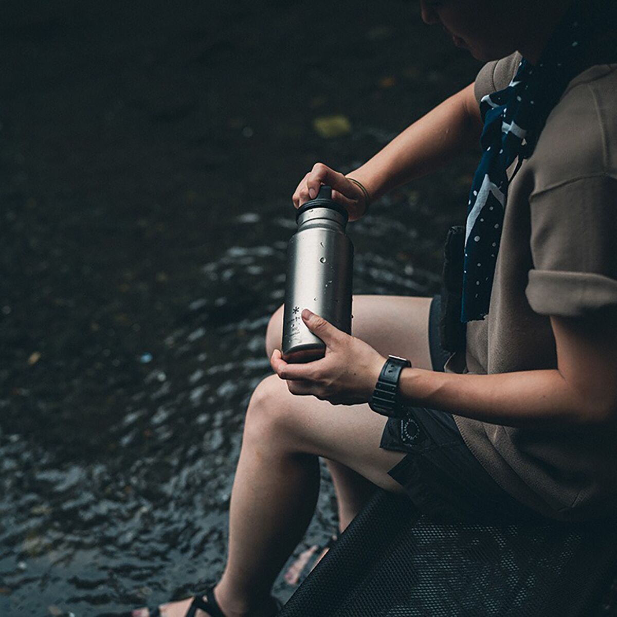 Snow Peak Titanium Aurora 800ml Bottle - Hike & Camp