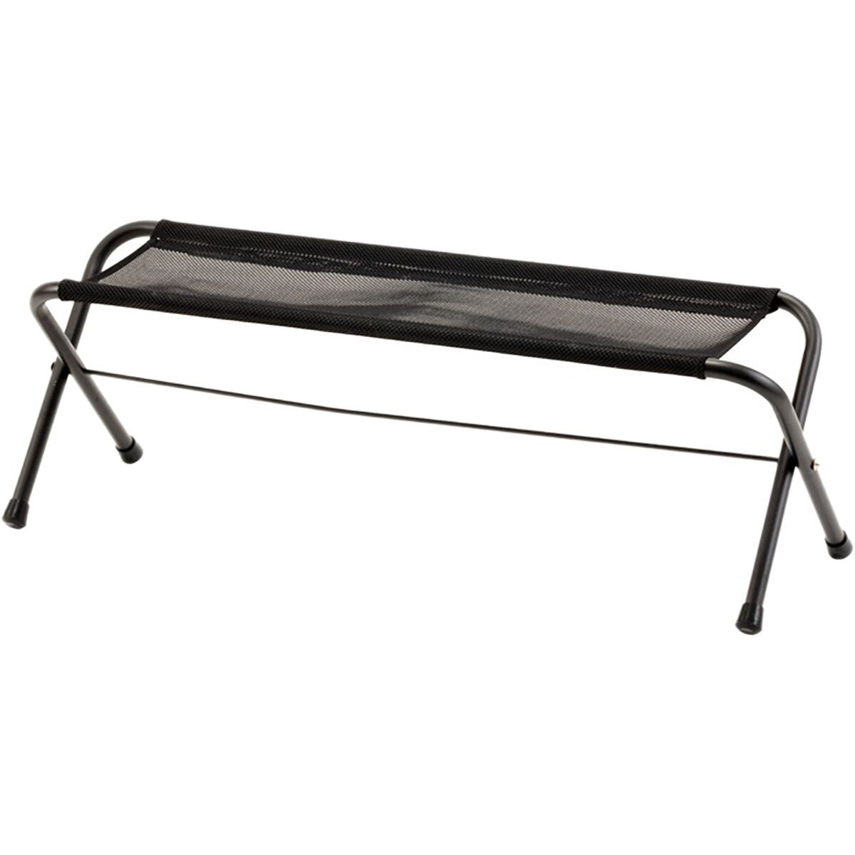 Snow Peak Mesh Folding Bench Black, One Size