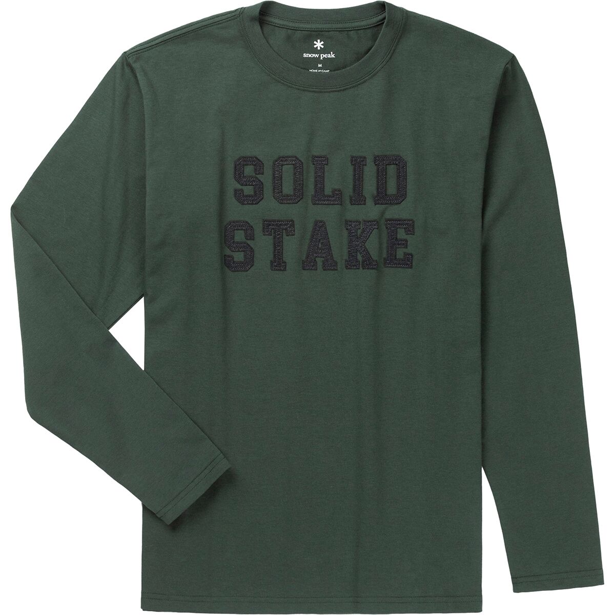 Solid Stake Felt Logo Long-Sleeve T-Shirt - Men