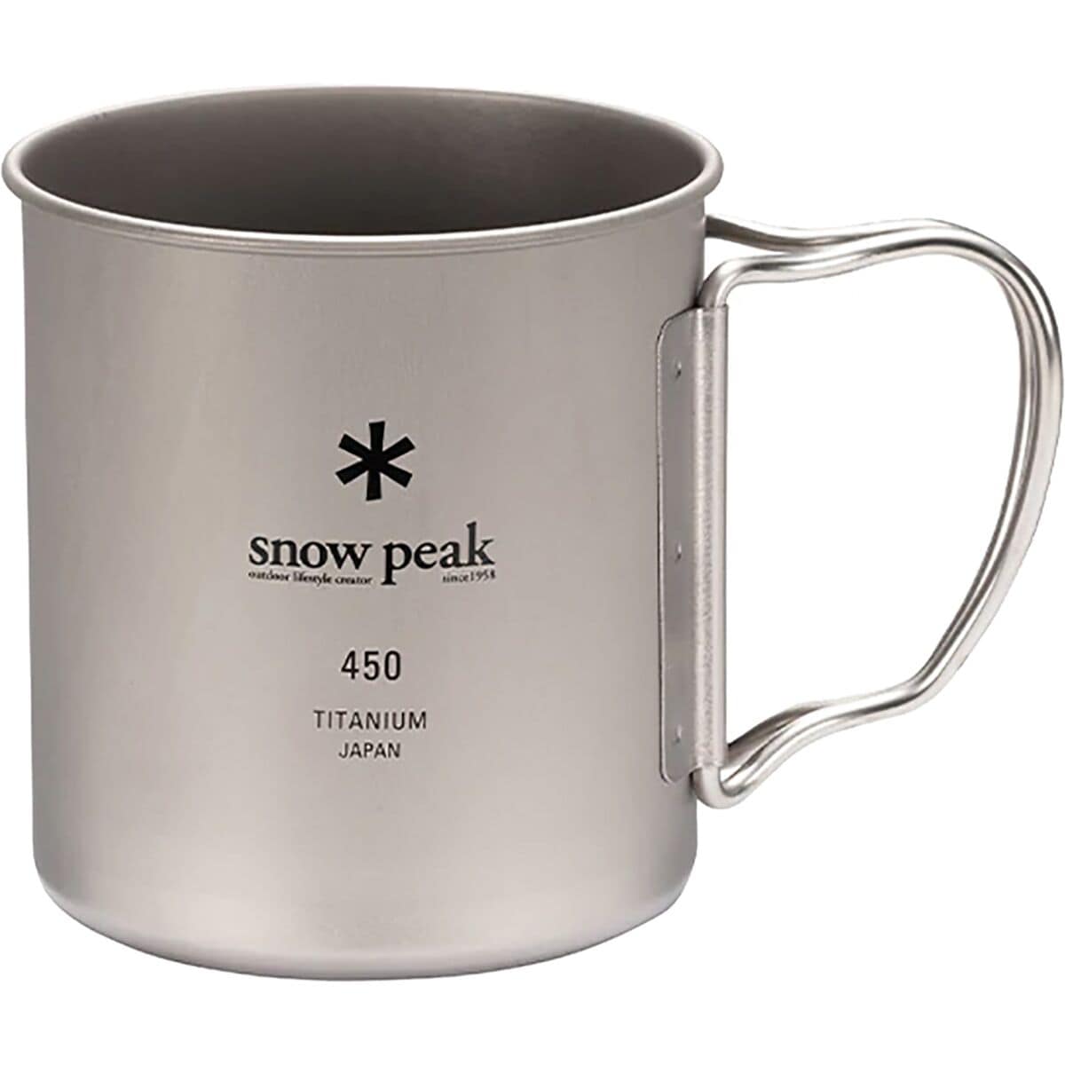 Snow Peak Titanium Single Wall Cup 450