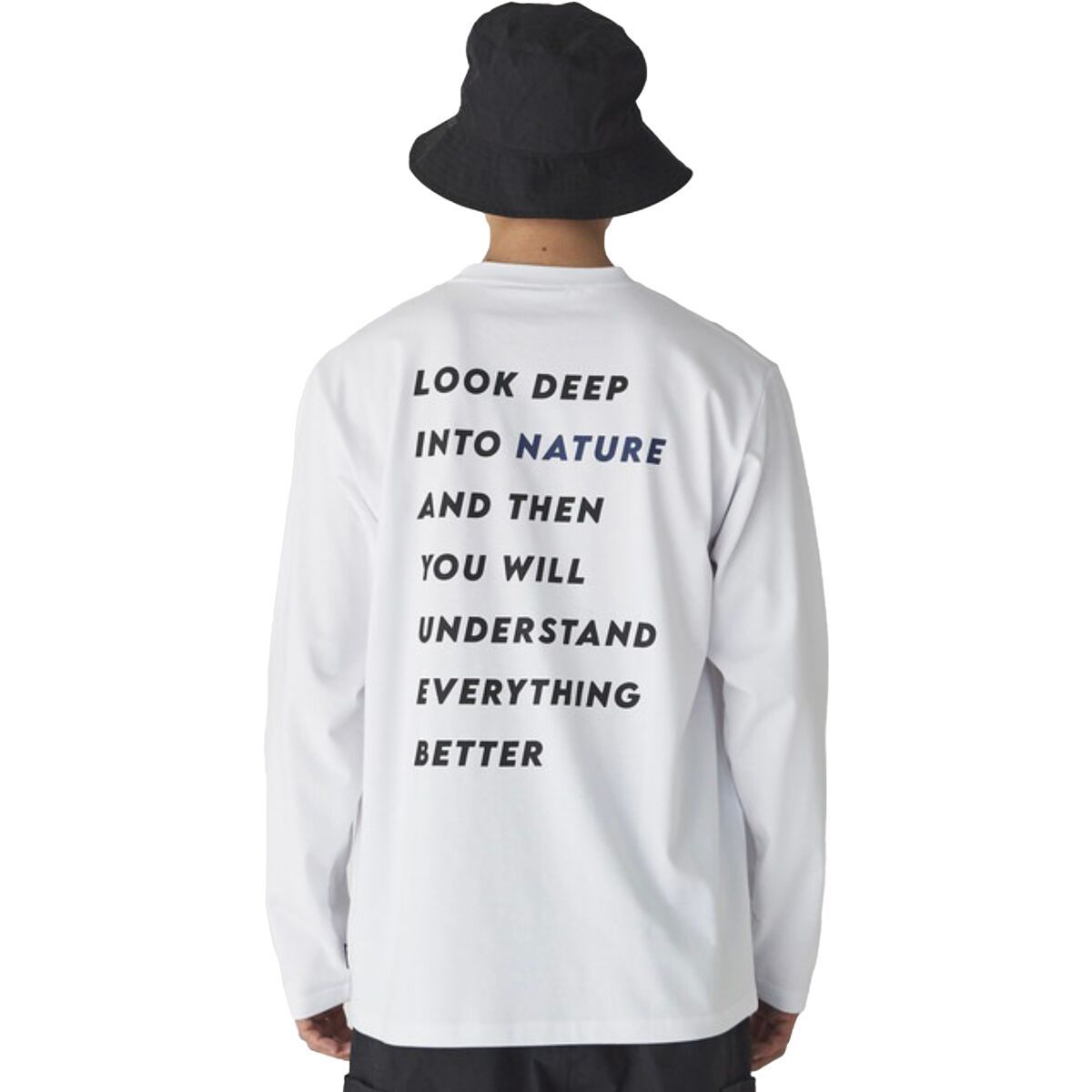 スノーピーク Think Twice Long Sleeve T-Shirt  Peak レディース メンズ 国内正規品 Think Twice Long Sleeve T-Shirt M Black(TS-24AU10603BK) | T