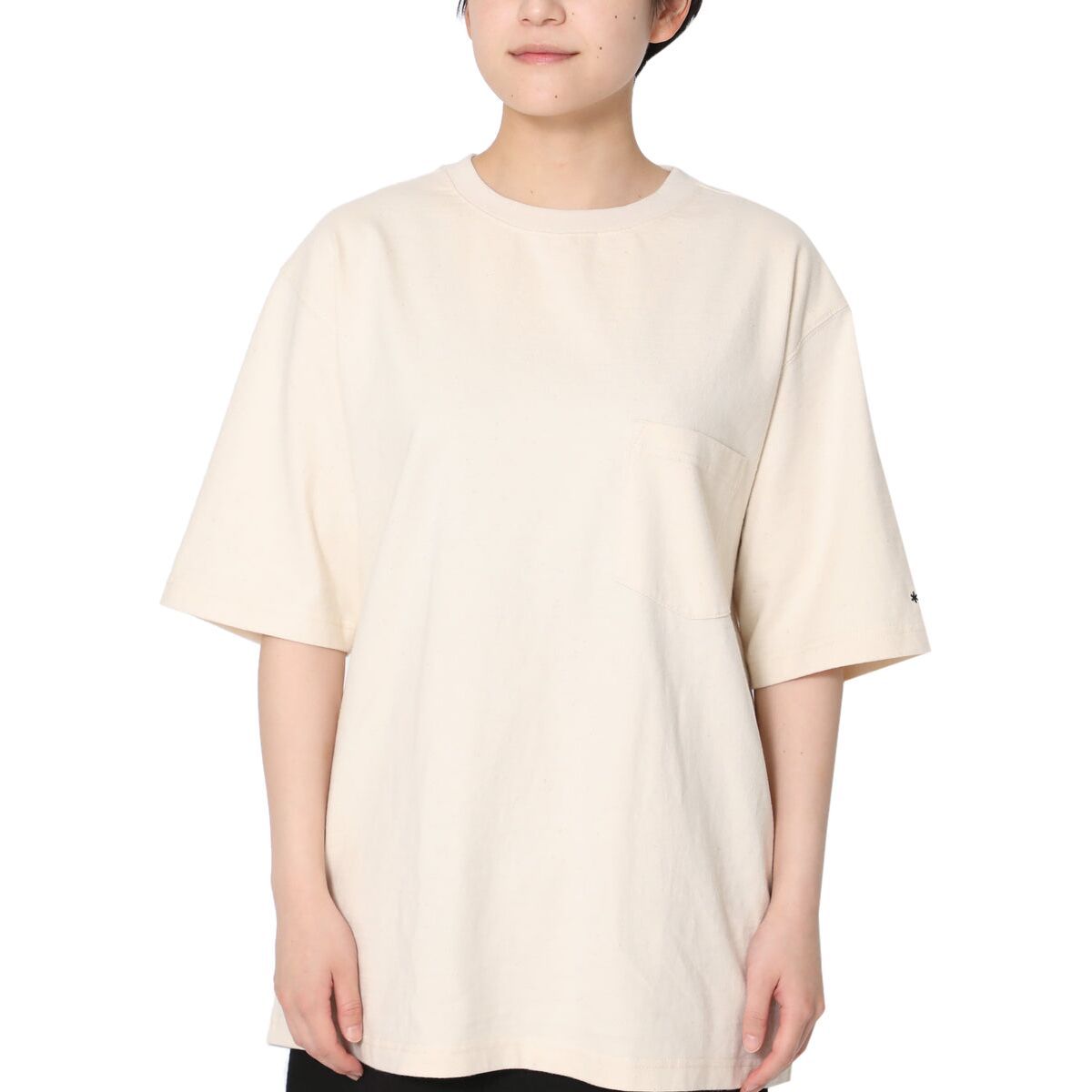 Snow Peak Recycled Cotton T-Shirt Oatmeal