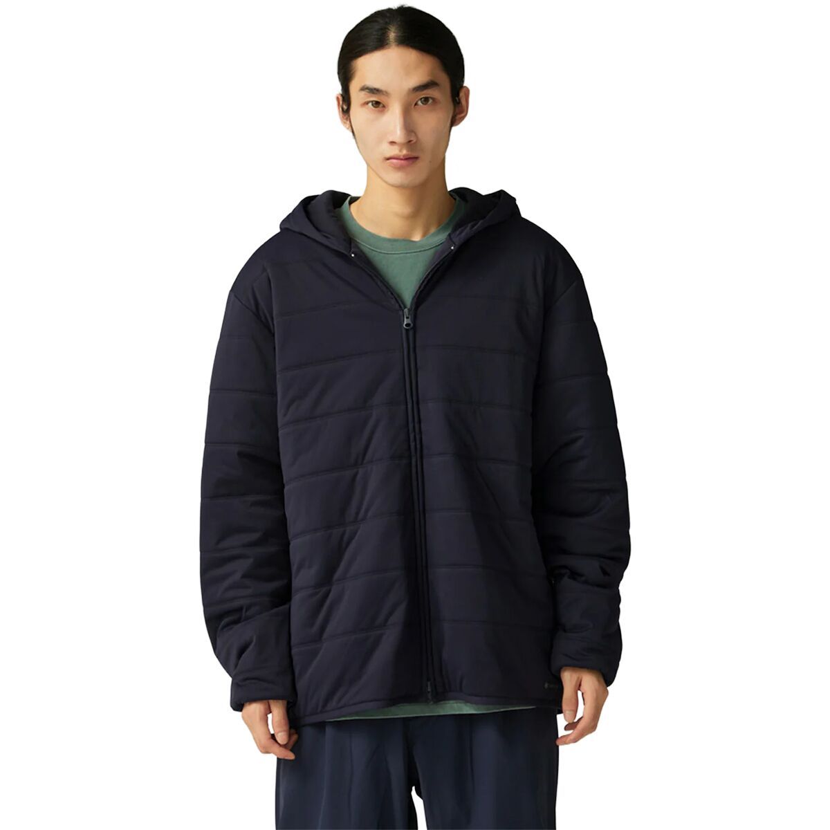 Image of Snow Peak Flexible Insulated Zip Up Hoodie Black, L