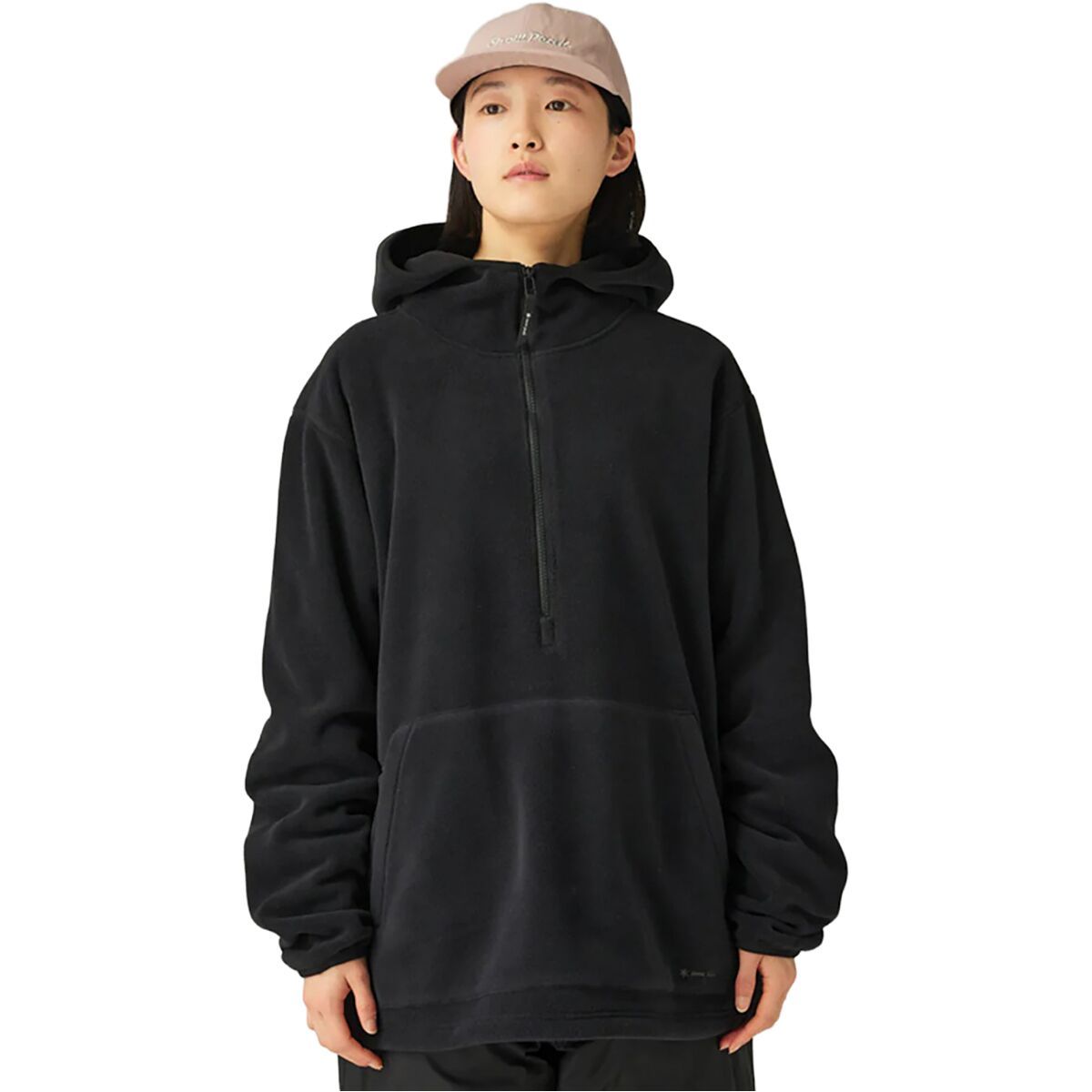 Image of Snow Peak Water-Repellent Fleece Hoodie Black, XL