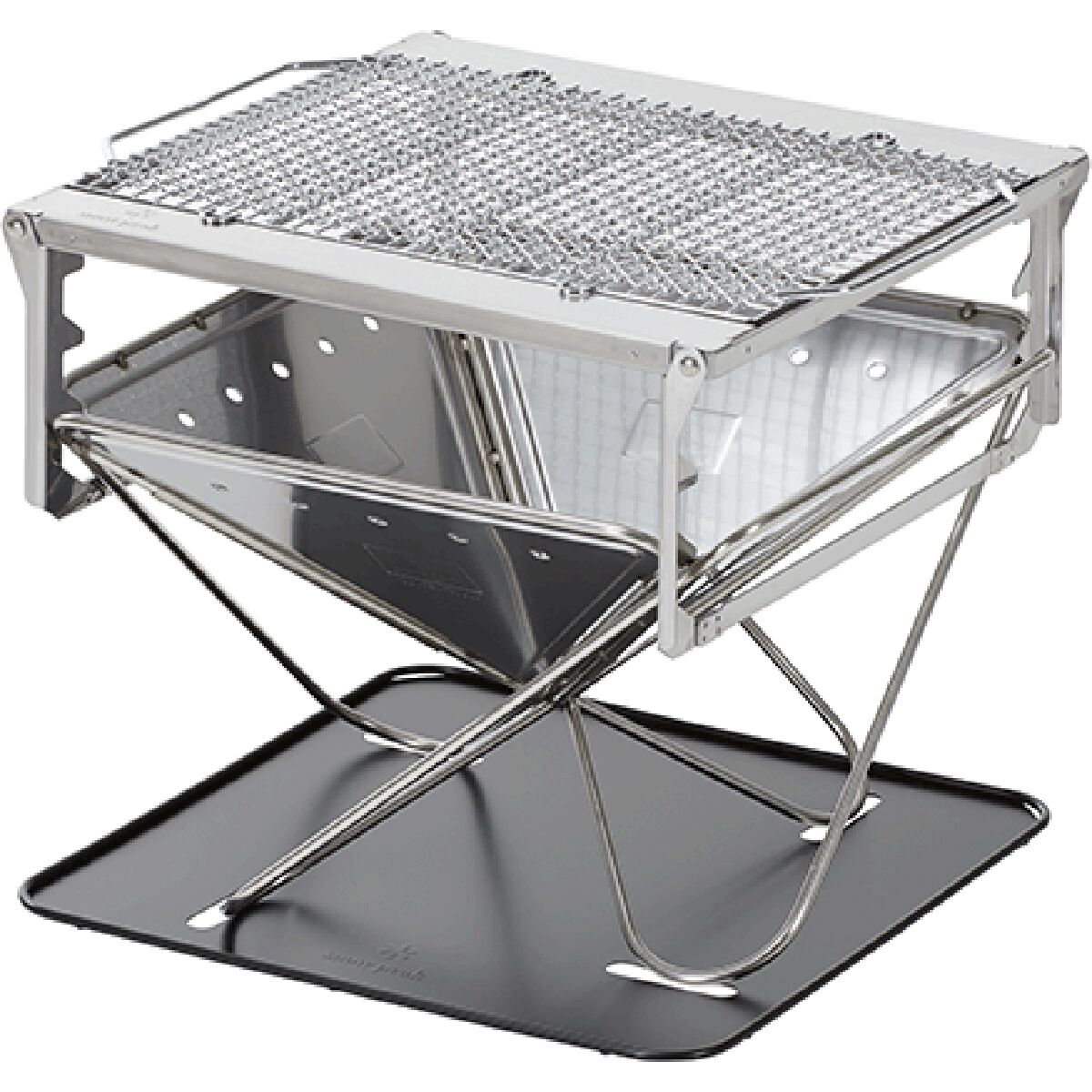 Snow Peak Snow Peak Takibi Fire & Grill Brown/Silver, One Size