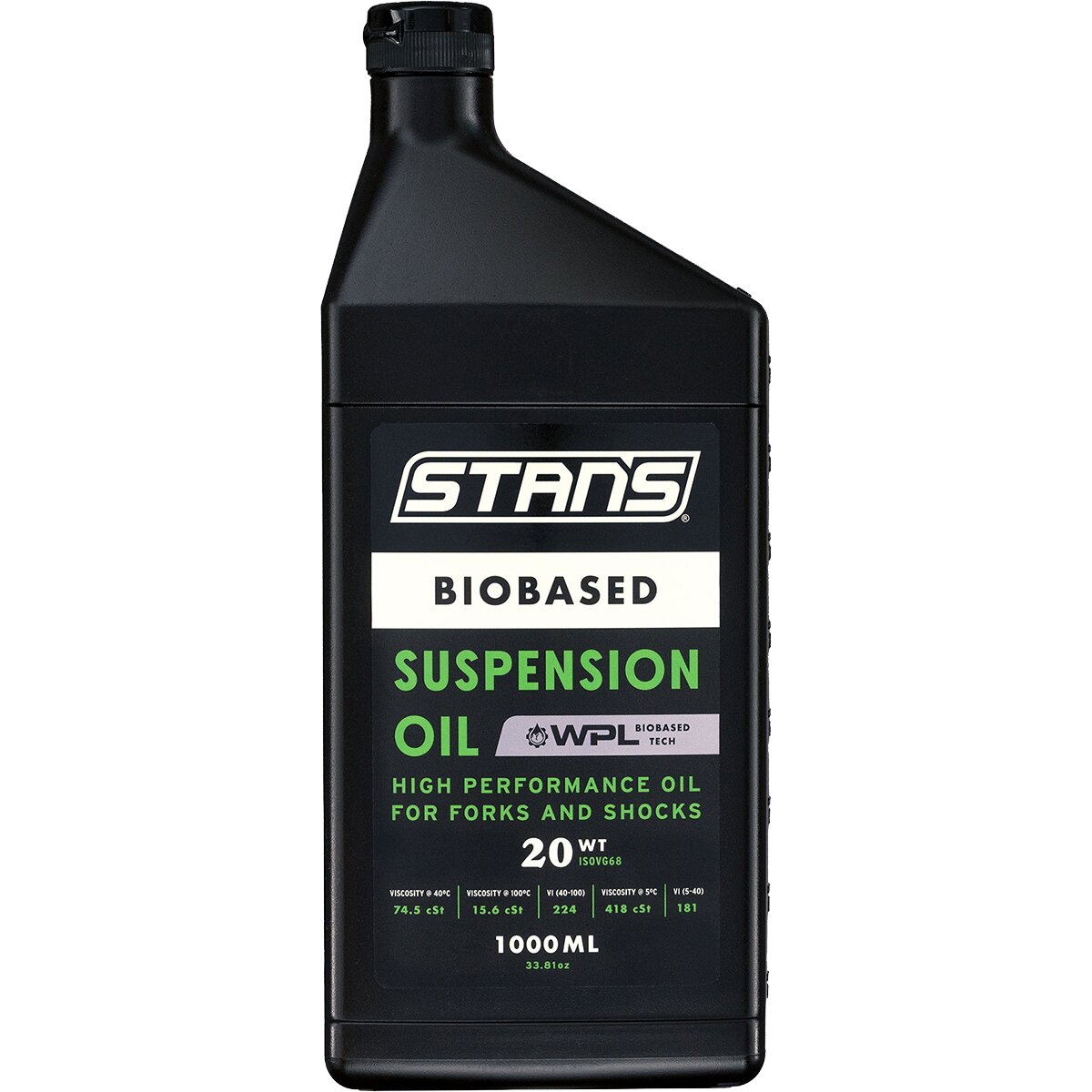 Image of Stan's NoTubes Biobased Suspension Oil 20wt, 1L