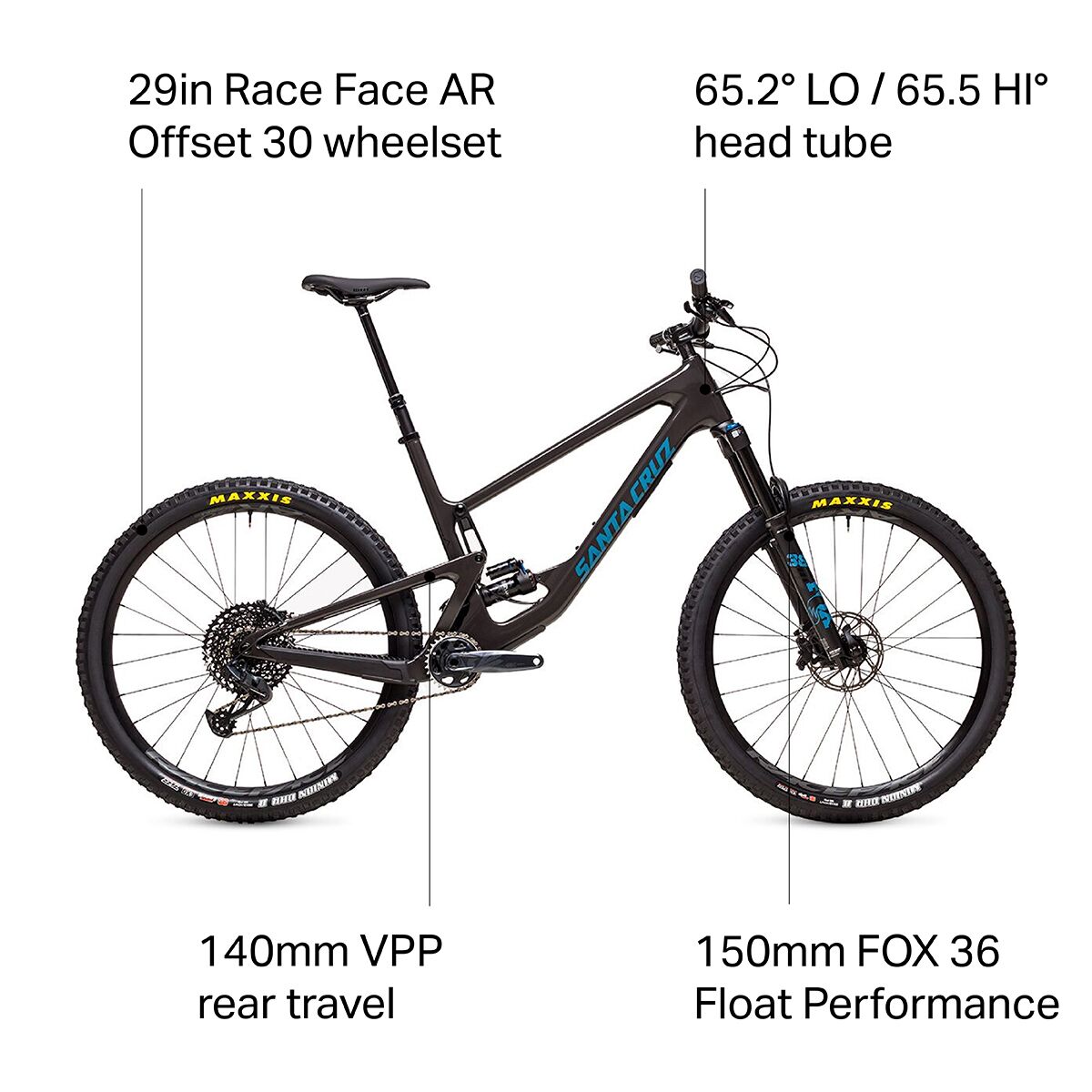 Santa cruz on sale 140mm