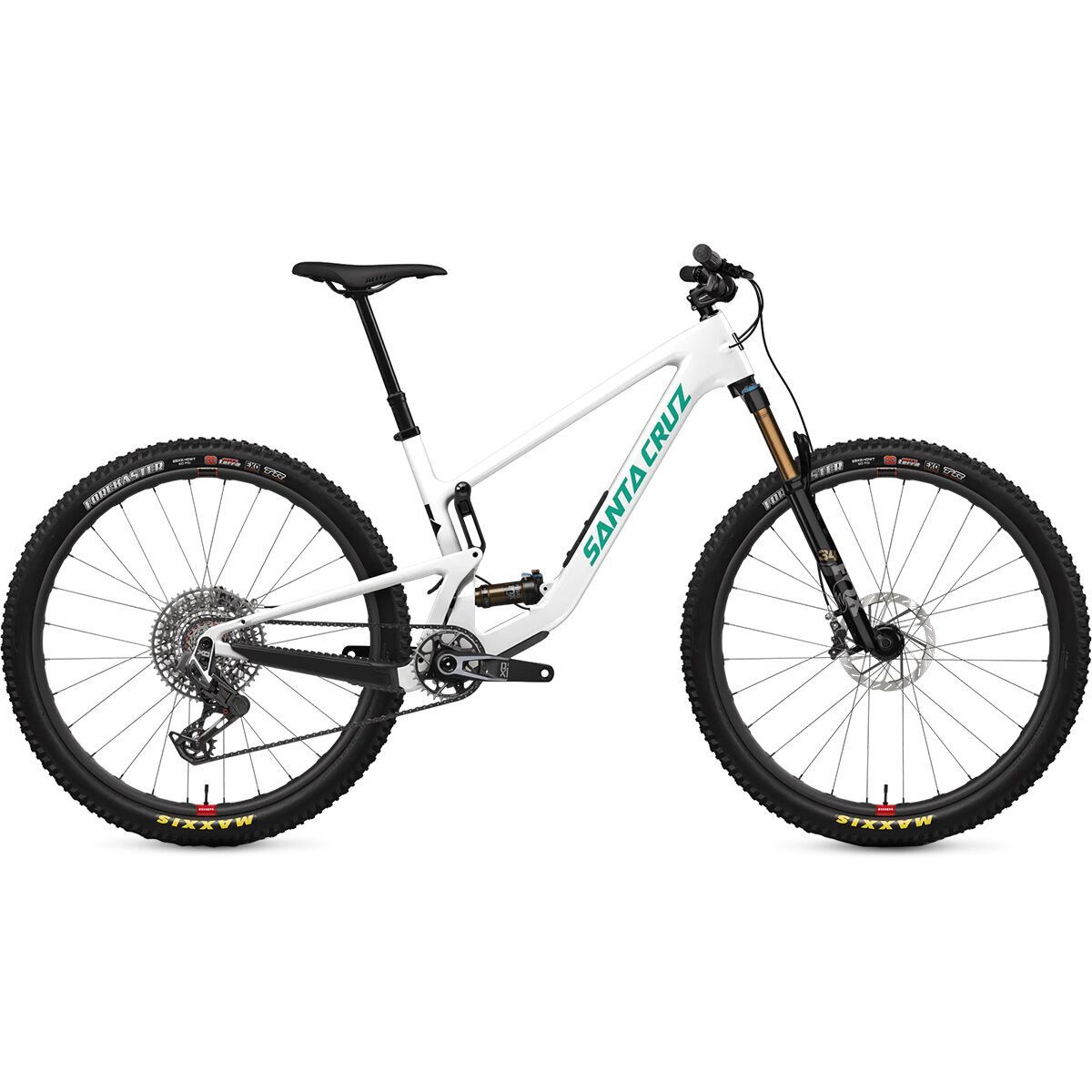 Image of Santa Cruz Bicycles Tallboy CC X0 Eagle Transmission Reserve Mountain Bike Gloss White, M