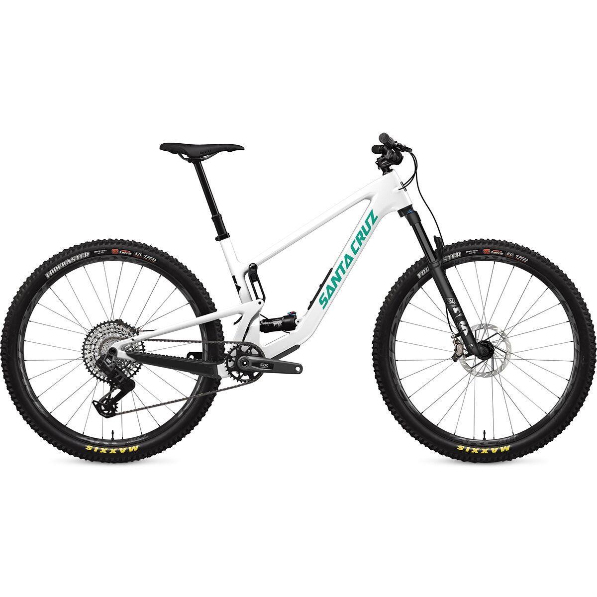 Image of Santa Cruz Bicycles Tallboy C GX Eagle Transmission Mountain Bike Gloss White, XL