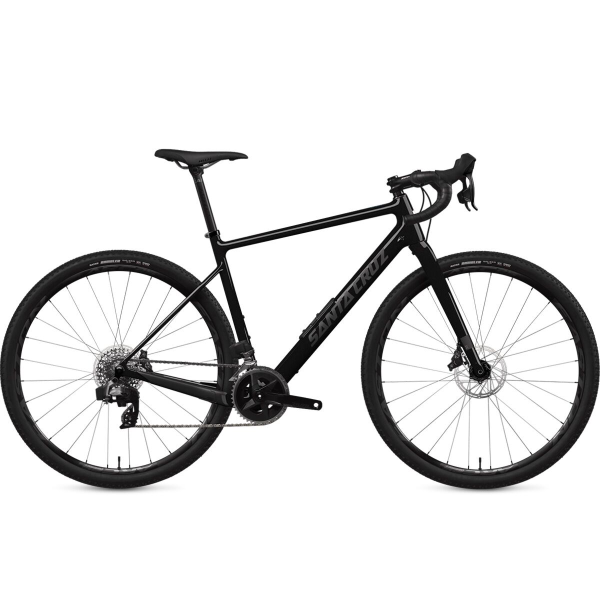 Santa Cruz Bicycles Santa Cruz Bicycles Stigmata CC Rival AXS 2x Gravel Bike Gloss Black Sparkle, L