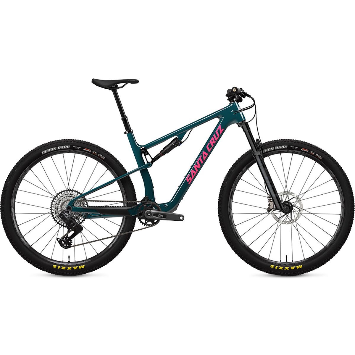 Image of Santa Cruz Bicycles Blur C GX AXS Transmission Mountain Bike Gloss Dark Teal, M