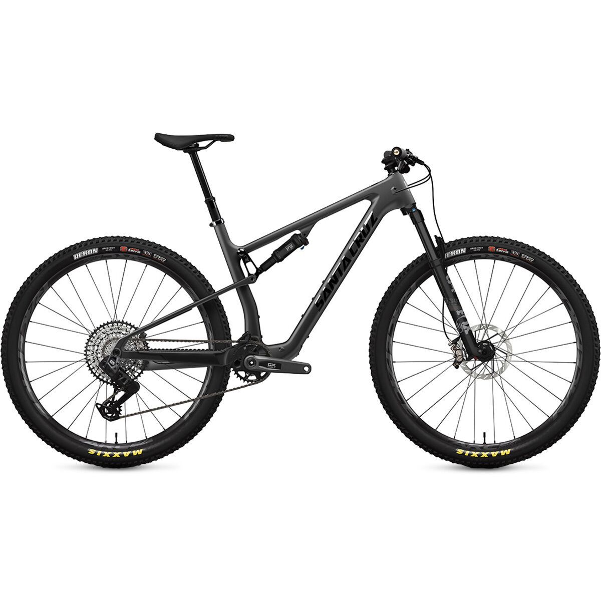 Image of Santa Cruz Bicycles Blur C TR GX AXS Transmission Mountain Bike Matte Carbon, XL