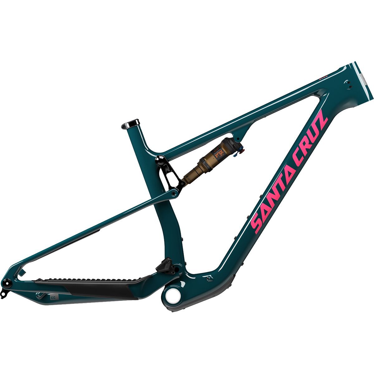 Image of Santa Cruz Bicycles Blur CC TR Mountain Bike Frame Gloss Dark Teal, XL