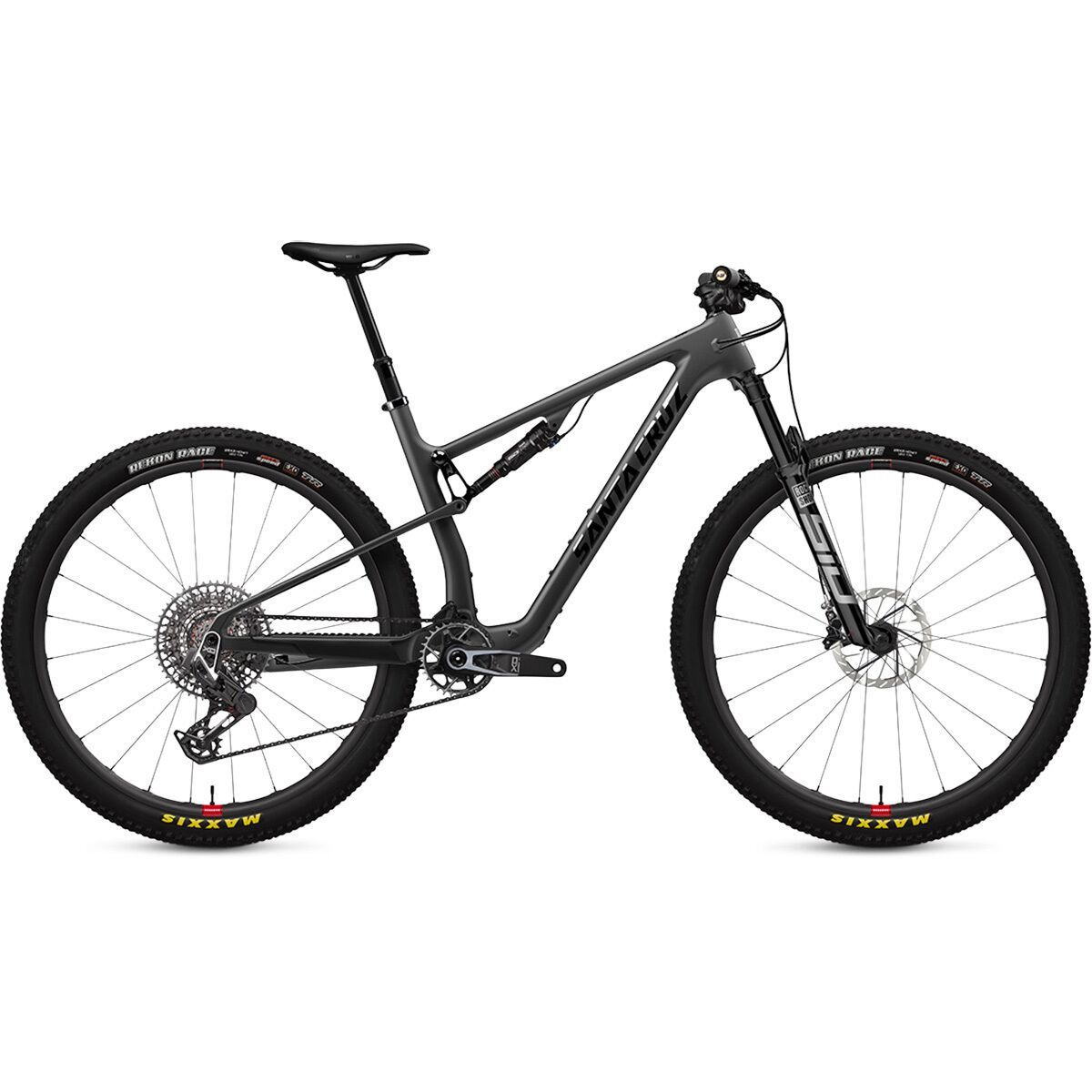 Image of Santa Cruz Bicycles Blur CC X0 AXS Transmission Carbon Wheel Mountain Bike Matte Carbon, XL