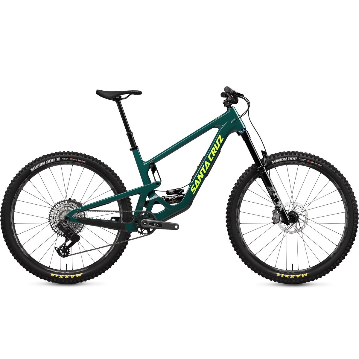 Image of Santa Cruz Bicycles Hightower C GX AXS Transmission Mountain Bike Gloss Green Day, XXL