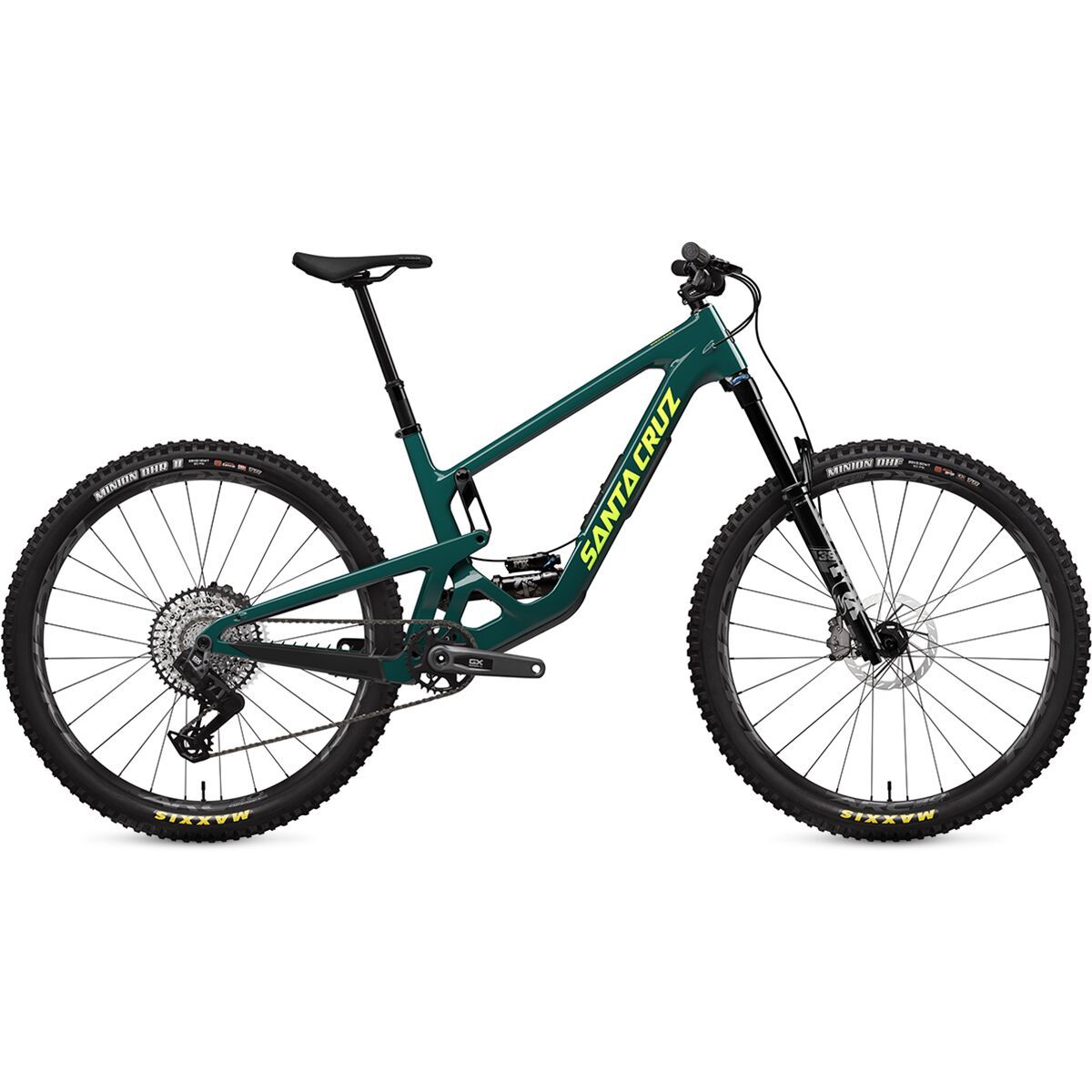 Image of Santa Cruz Bicycles Hightower C GX AXS Transmission Mountain Bike Gloss Green Day, XXL
