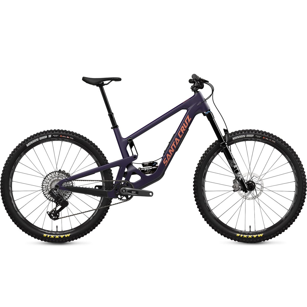 Image of Santa Cruz Bicycles Hightower C GX AXS Transmission Mountain Bike Matte Deep Purple, M