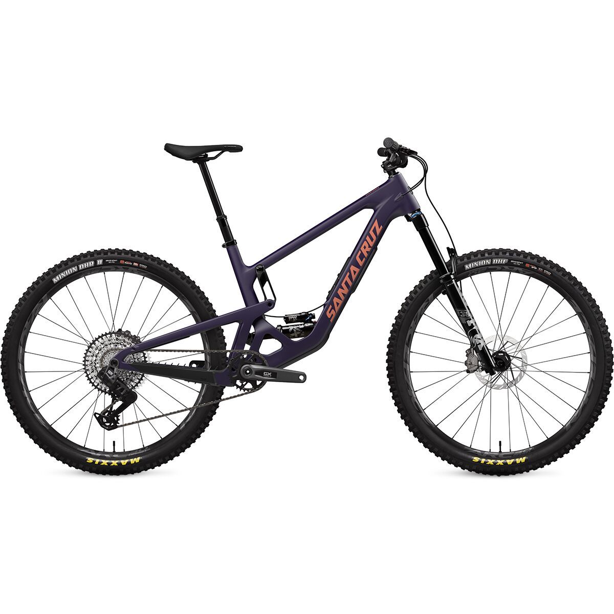 Image of Santa Cruz Bicycles Hightower C GX AXS Transmission Mountain Bike Matte Deep Purple, XL