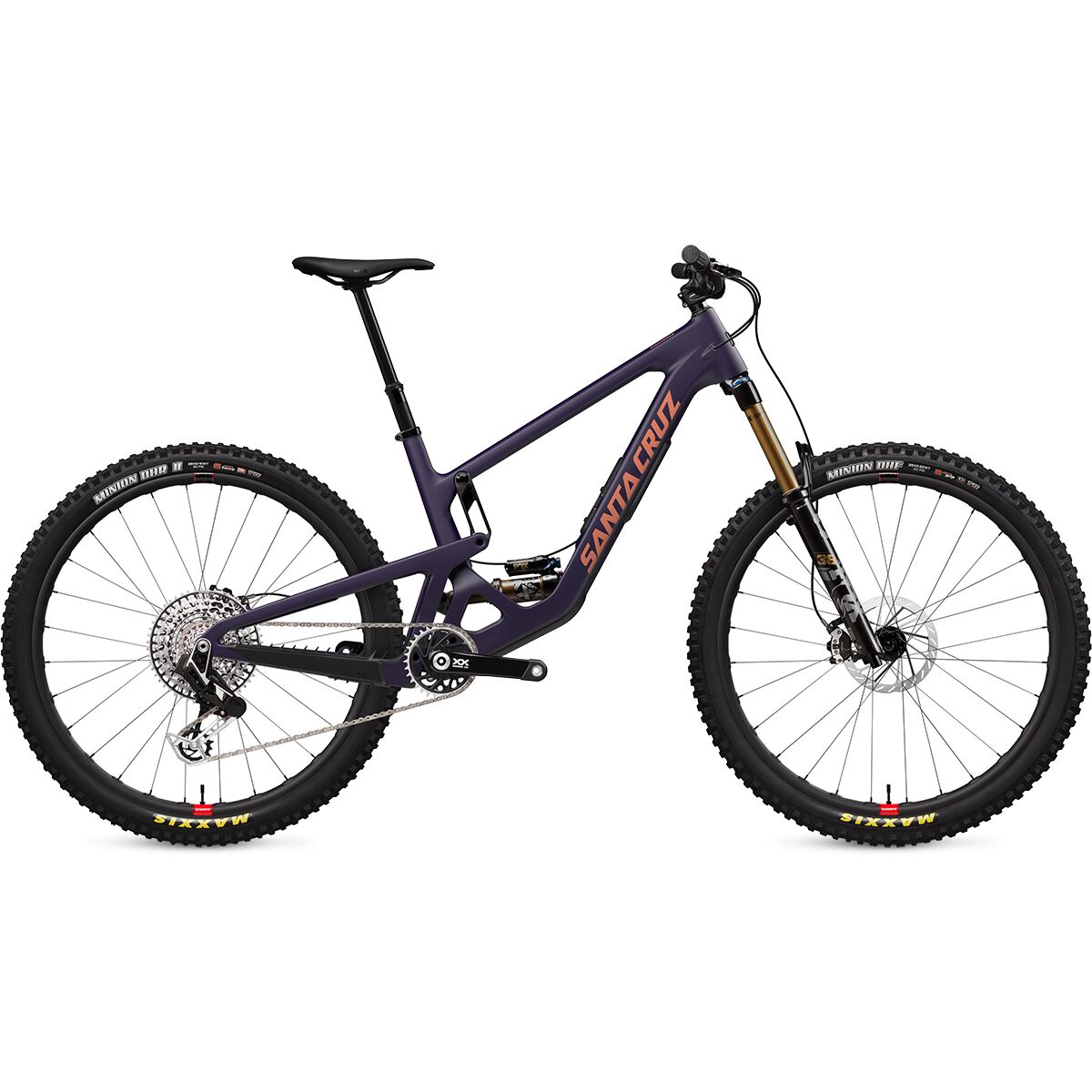Image of Santa Cruz Bicycles Hightower CC XX AXS Transmission Carbon Wheel Mountain Bike Matte Deep Purple, L